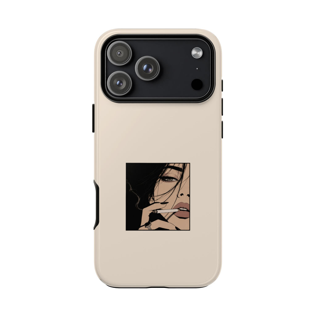 Minimalist Femme Portrait Protective Phone Case