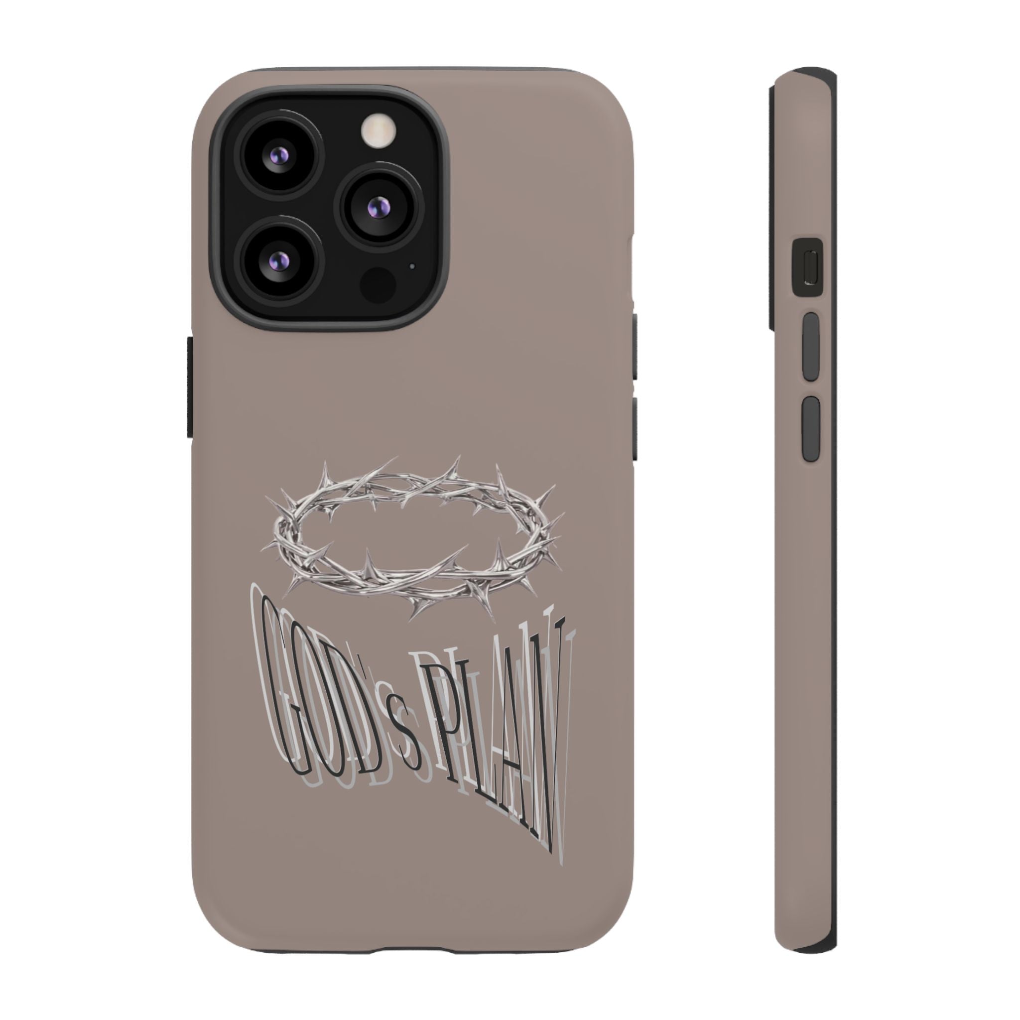 Phone Case — "God's Plan" Crown of Thorns Protective Cover