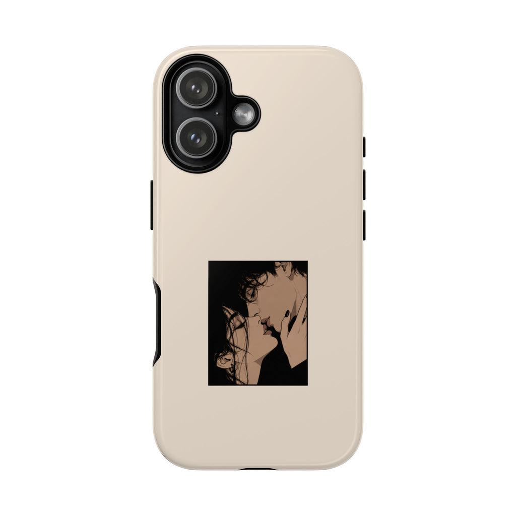 Minimal Anime Kiss Illustration