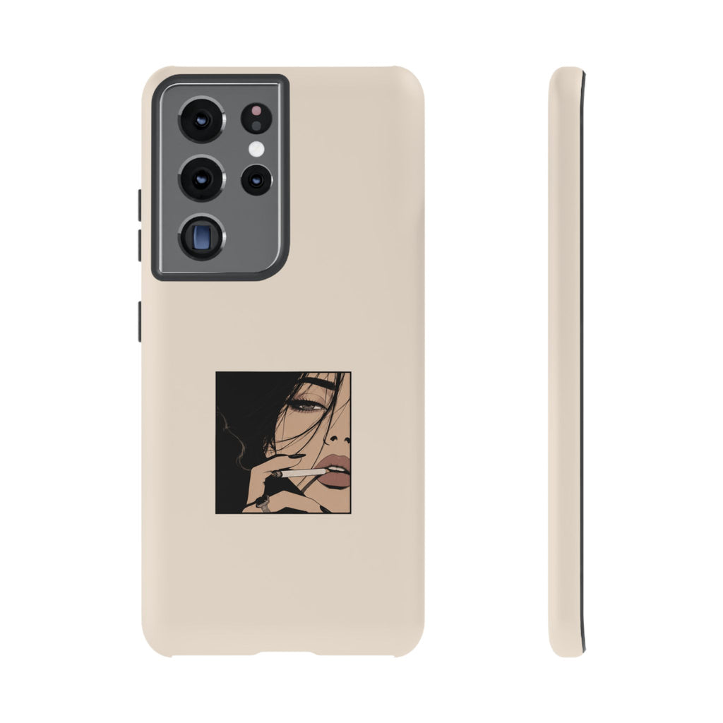 Minimalist Femme Portrait Protective Phone Case