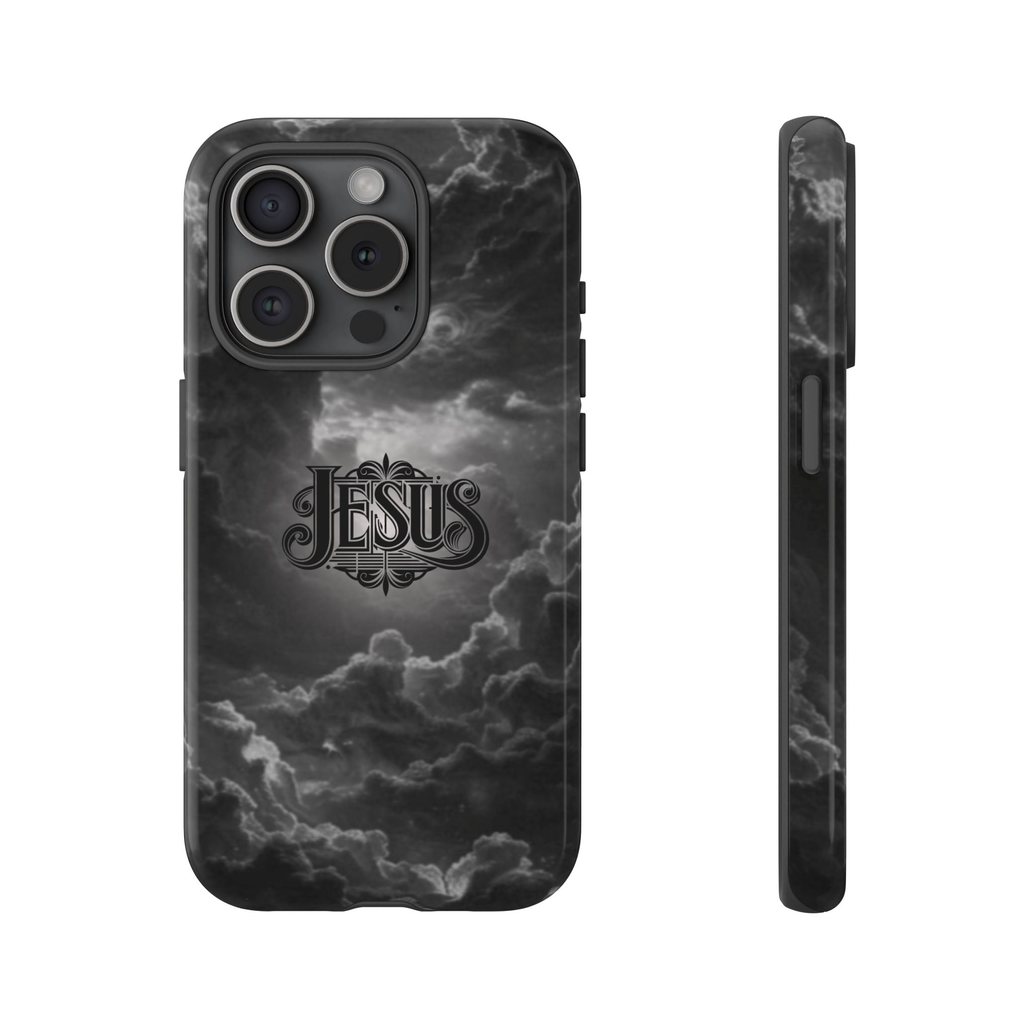 Jesus Cloud Phone Case – Christian Faith Protective iPhone Case