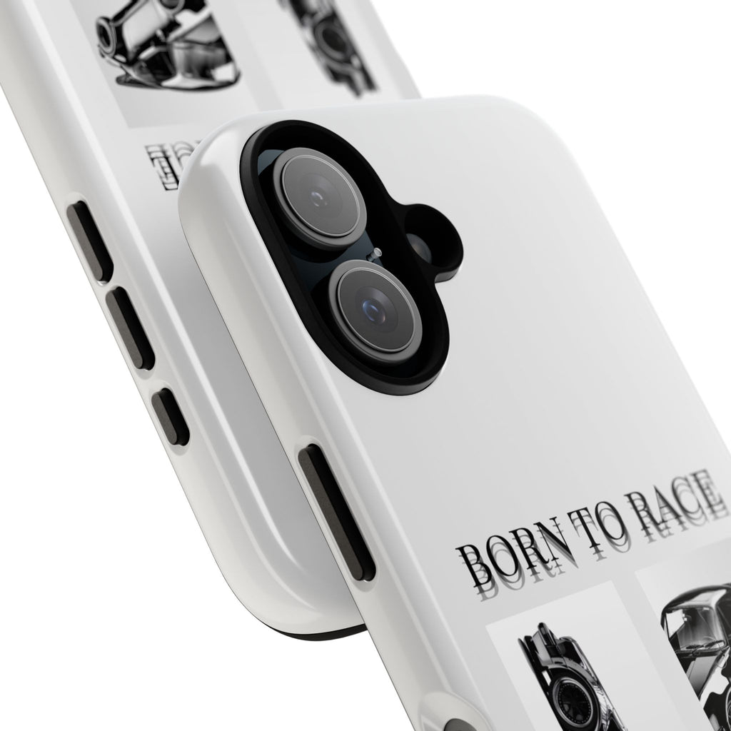 Phone Case - "Born to Race" Vintage Car Racing Graphic