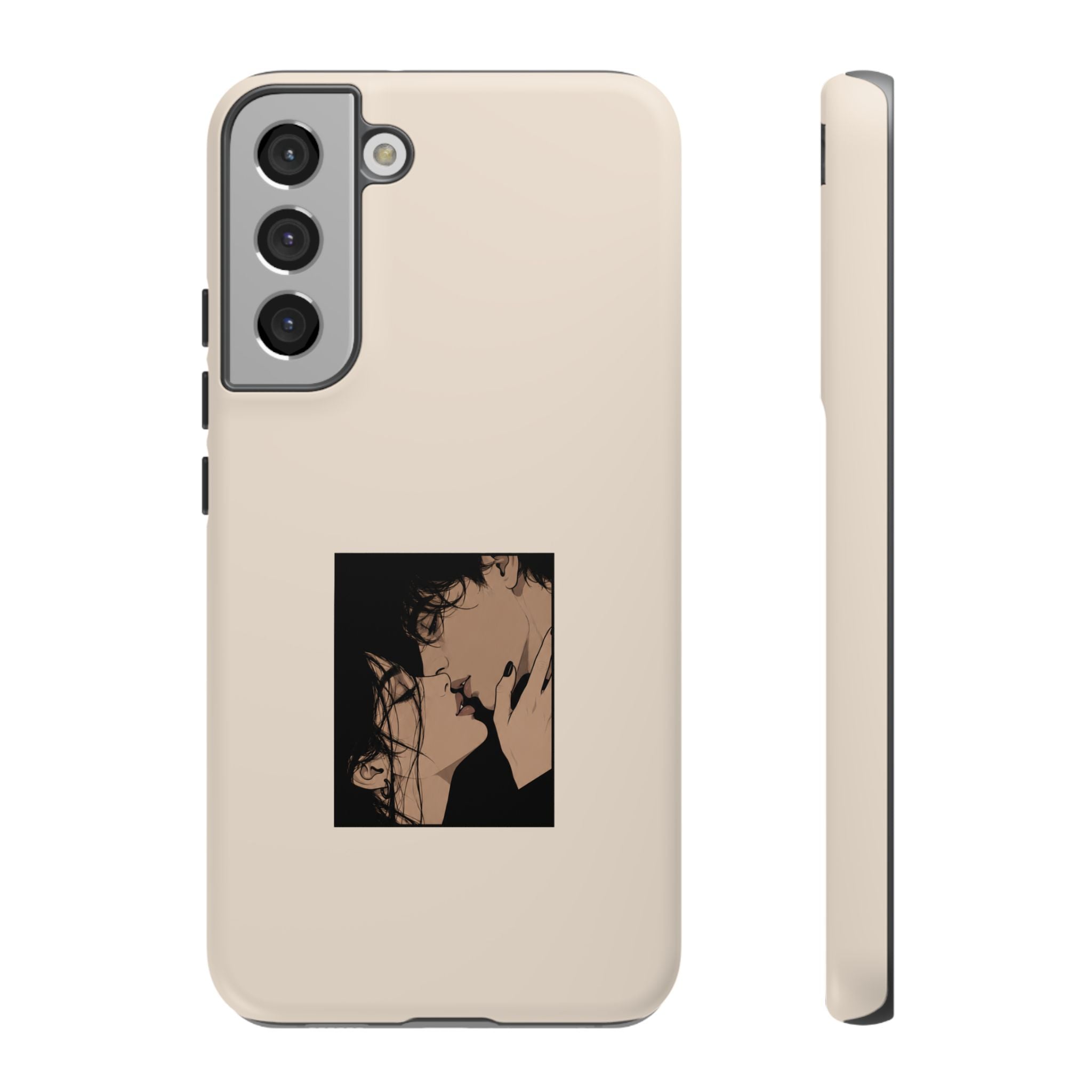 Minimal Anime Kiss Illustration