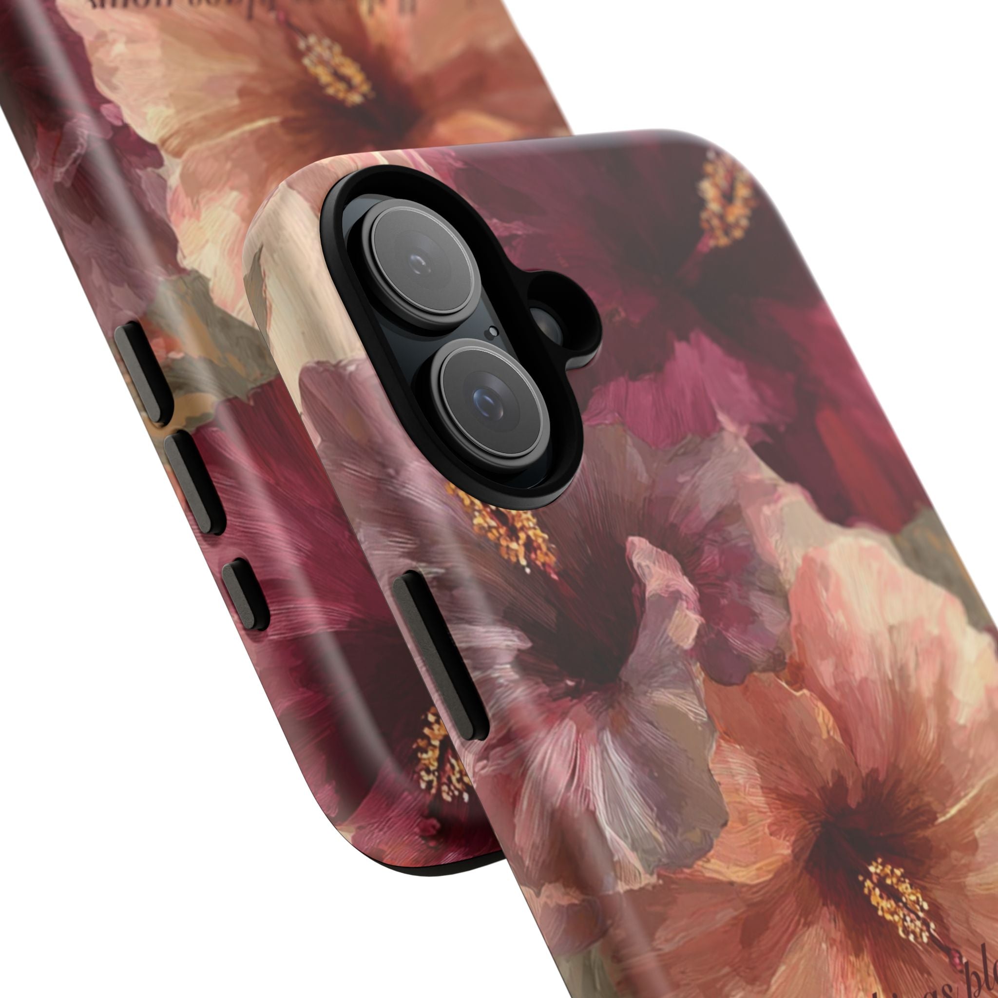 Faith Floral Phone Case — "In All Things Place Your Faith" Protective iPhone Cover