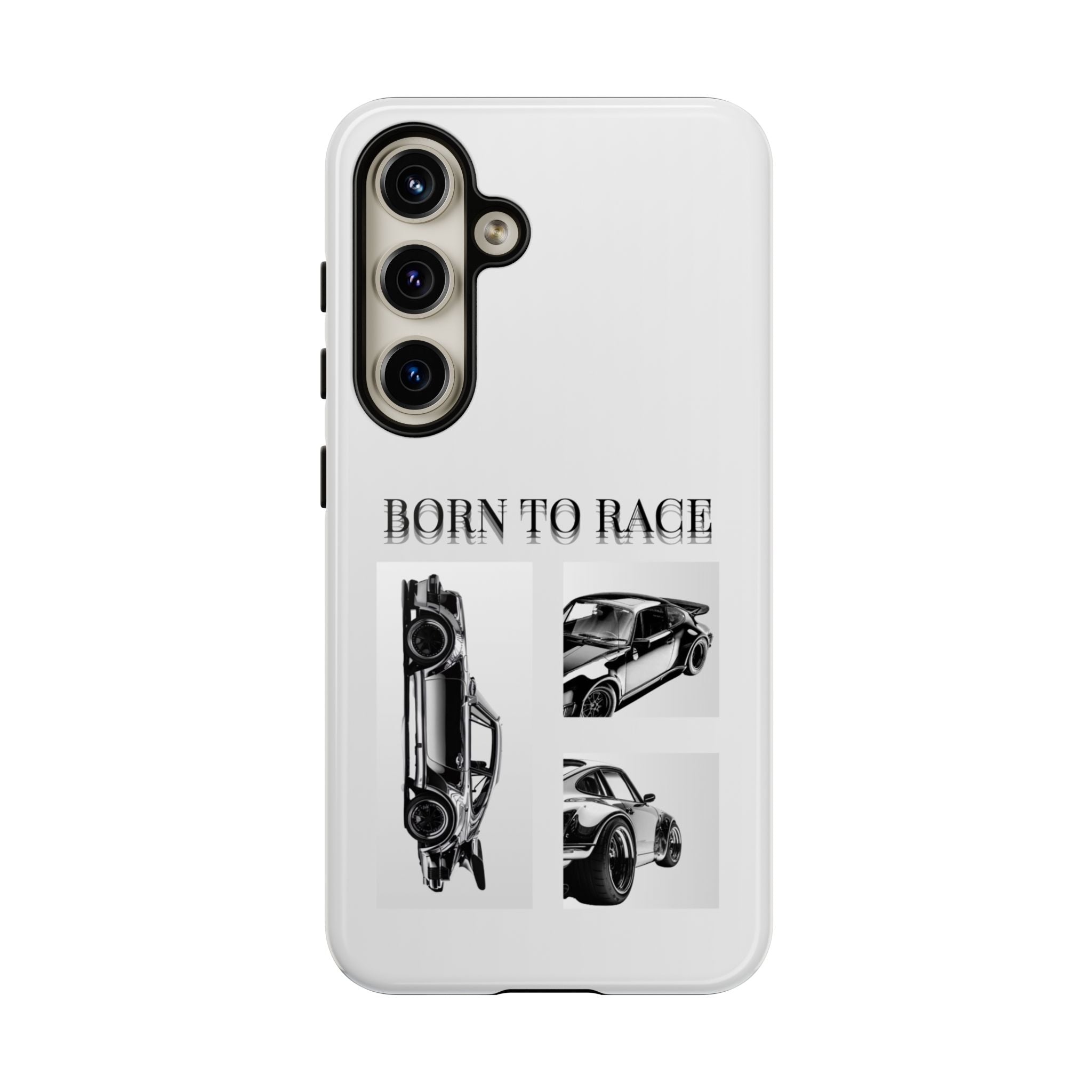 Phone Case - "Born to Race" Vintage Car Racing Graphic