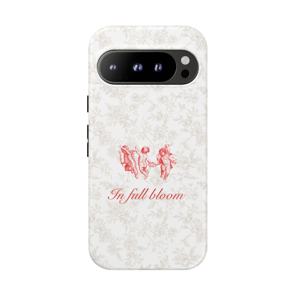 Vintage Floral Phone Case — "In Full Bloom" Tough Case