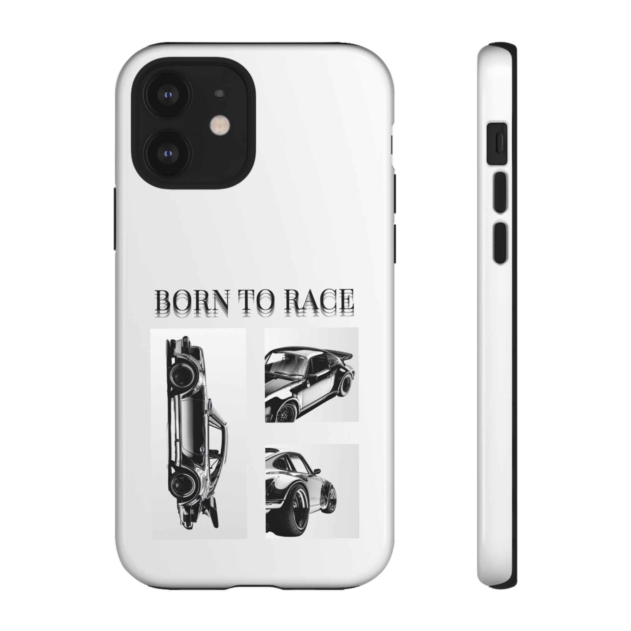Phone Case - "Born to Race" Vintage Car Racing Graphic