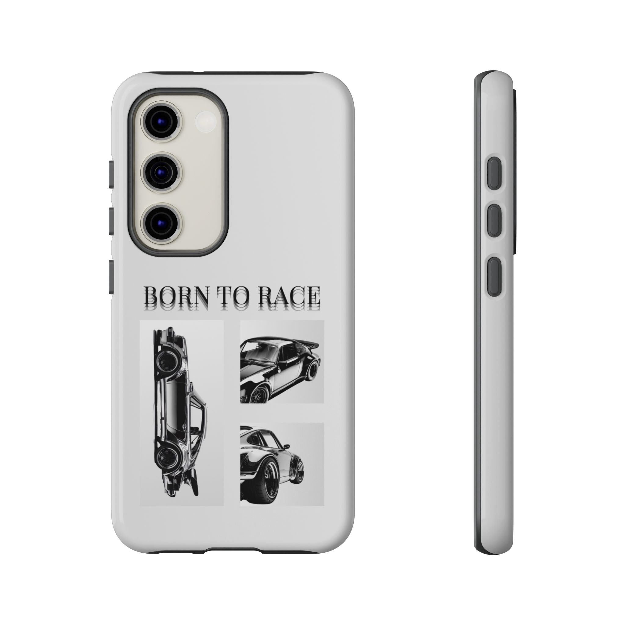 Phone Case - "Born to Race" Vintage Car Racing Graphic