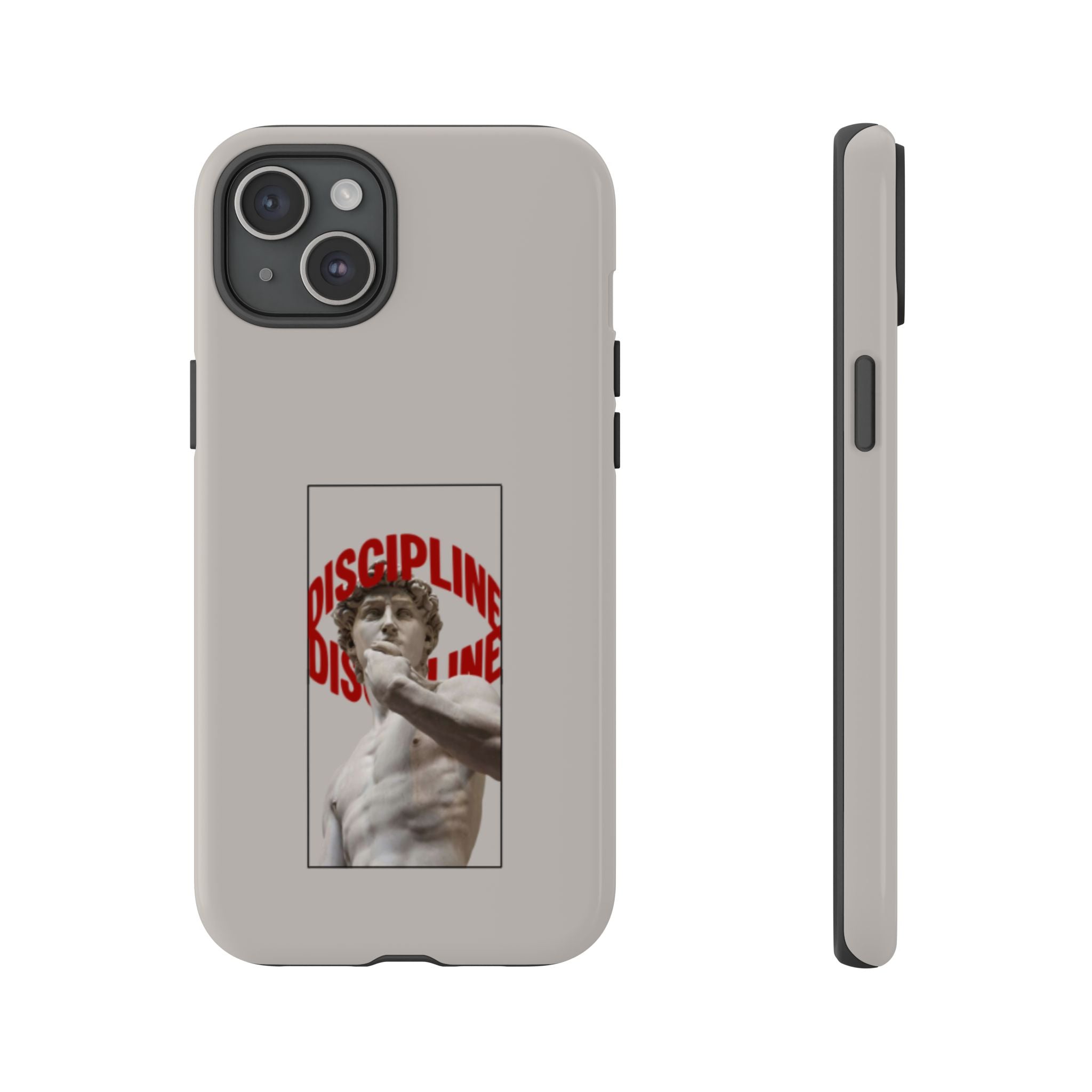 Phone Case — 'Discipline' Statue Graphic Protective Cover