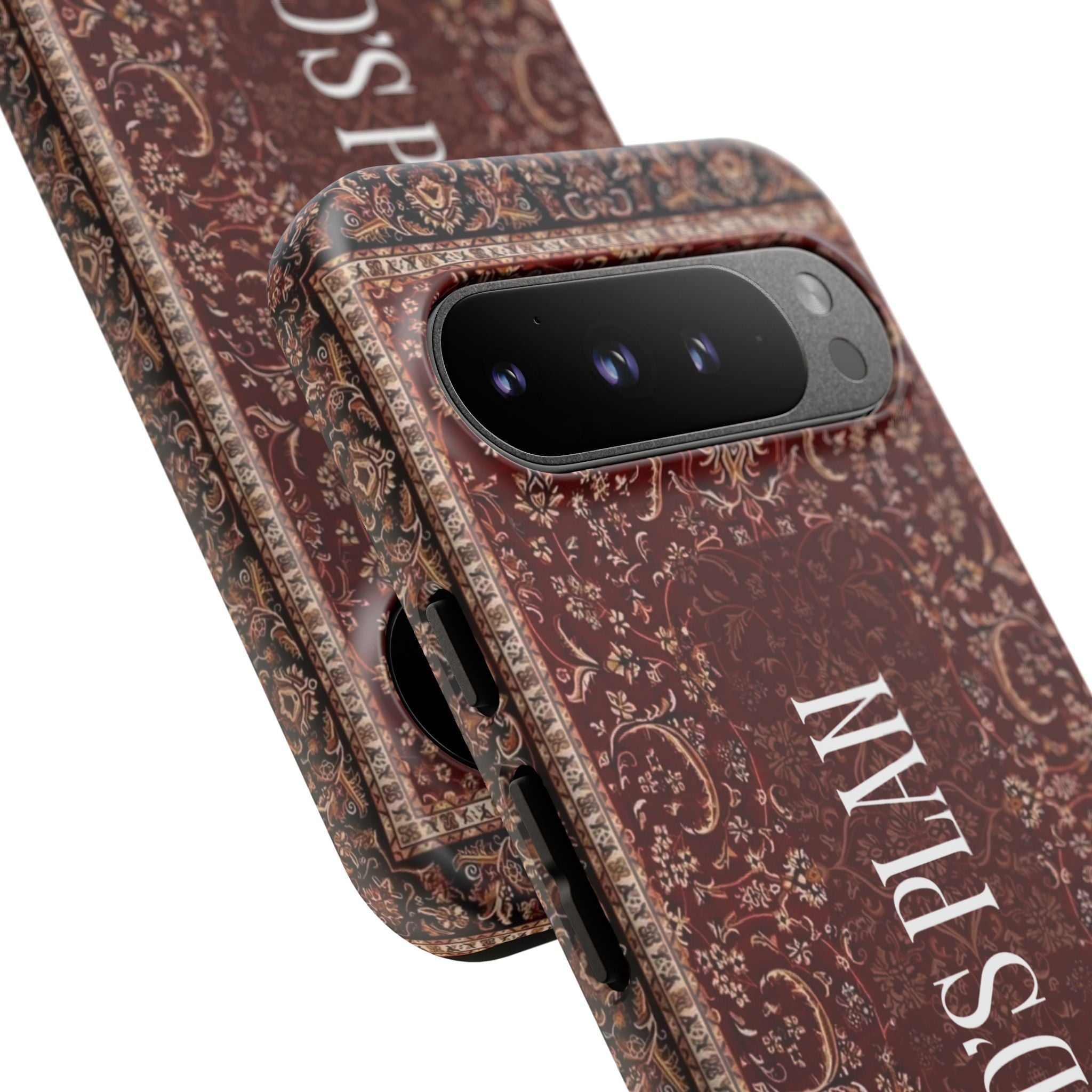 God's Plan — Vintage Tapestry Christian Tough Phone Case | Boho Faith Cover