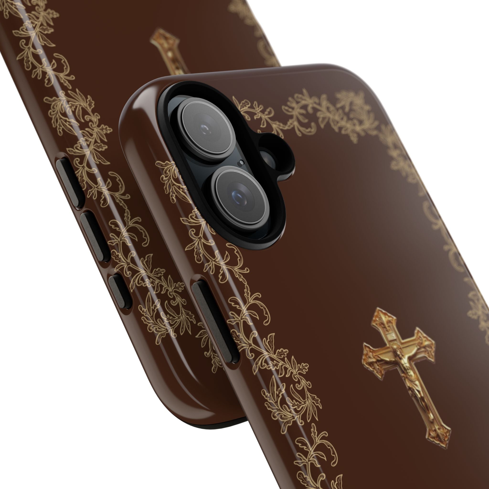 Gold Cross Bible – Christian Tough Phone Case