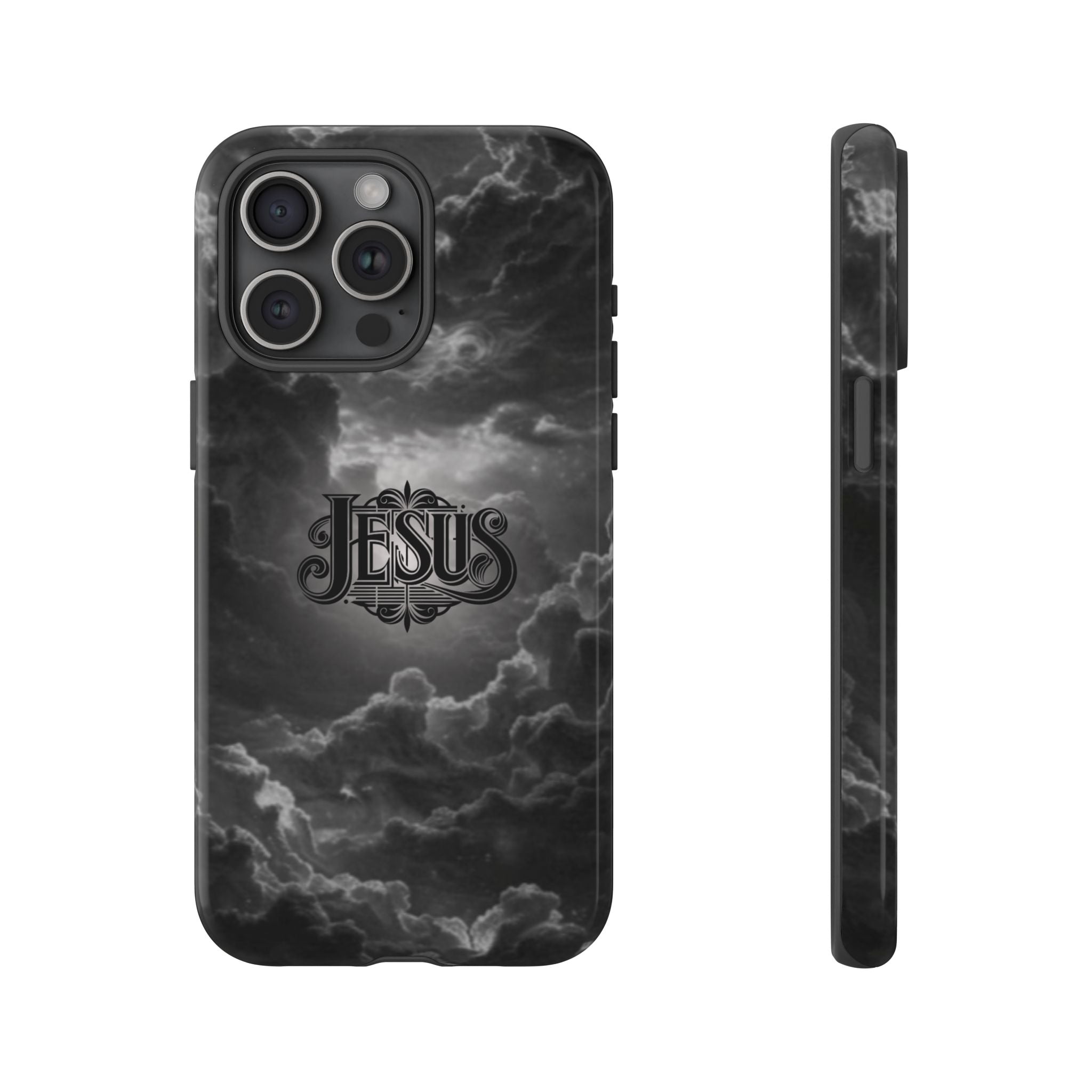 Jesus Cloud Phone Case – Christian Faith Protective iPhone Case