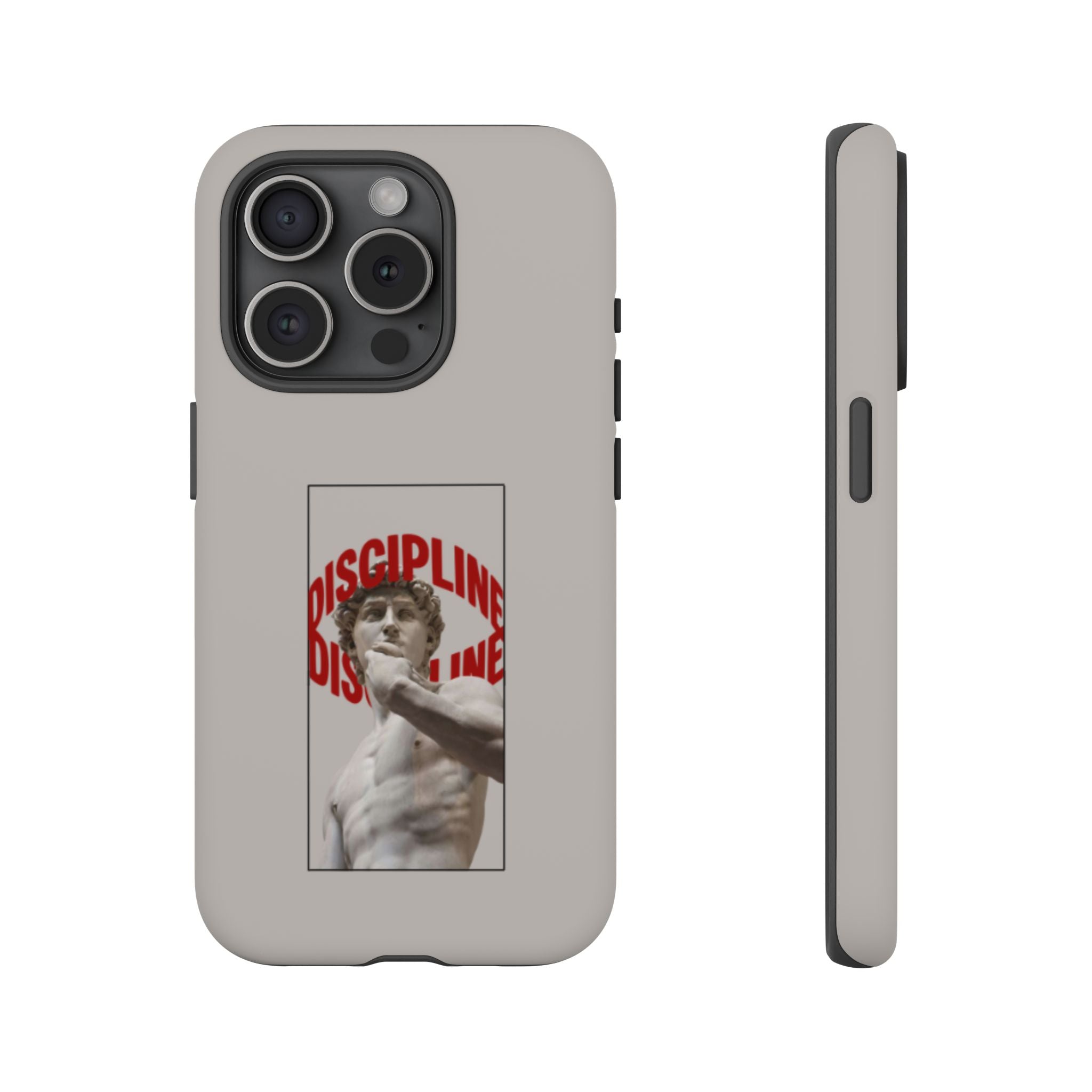 Phone Case — 'Discipline' Statue Graphic Protective Cover