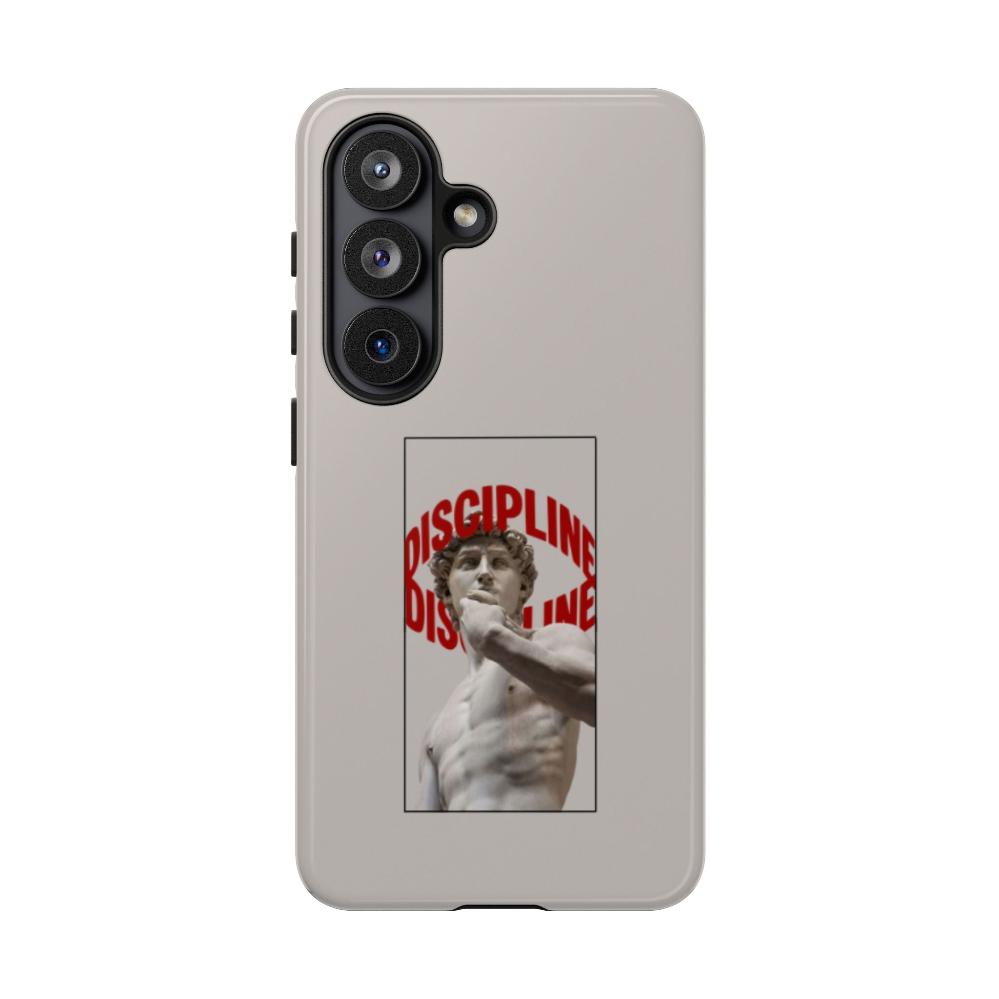 Phone Case — 'Discipline' Statue Graphic Protective Cover