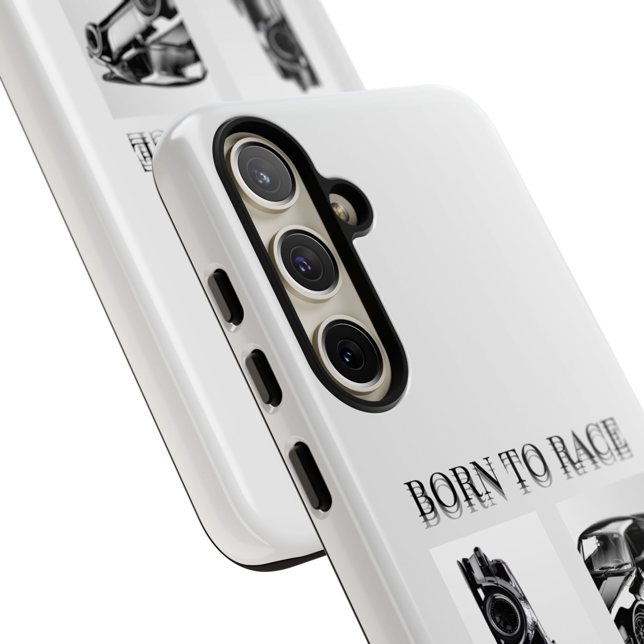 Phone Case - "Born to Race" Vintage Car Racing Graphic