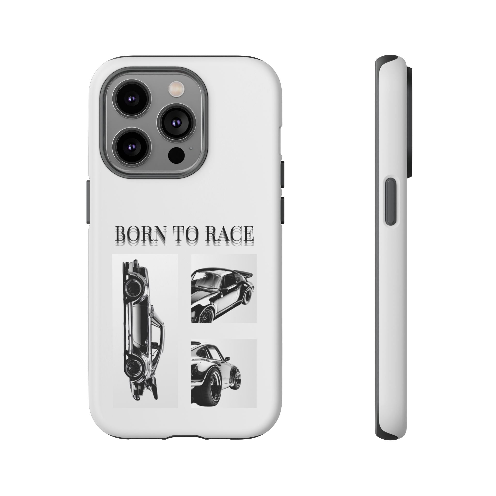 Phone Case - "Born to Race" Vintage Car Racing Graphic