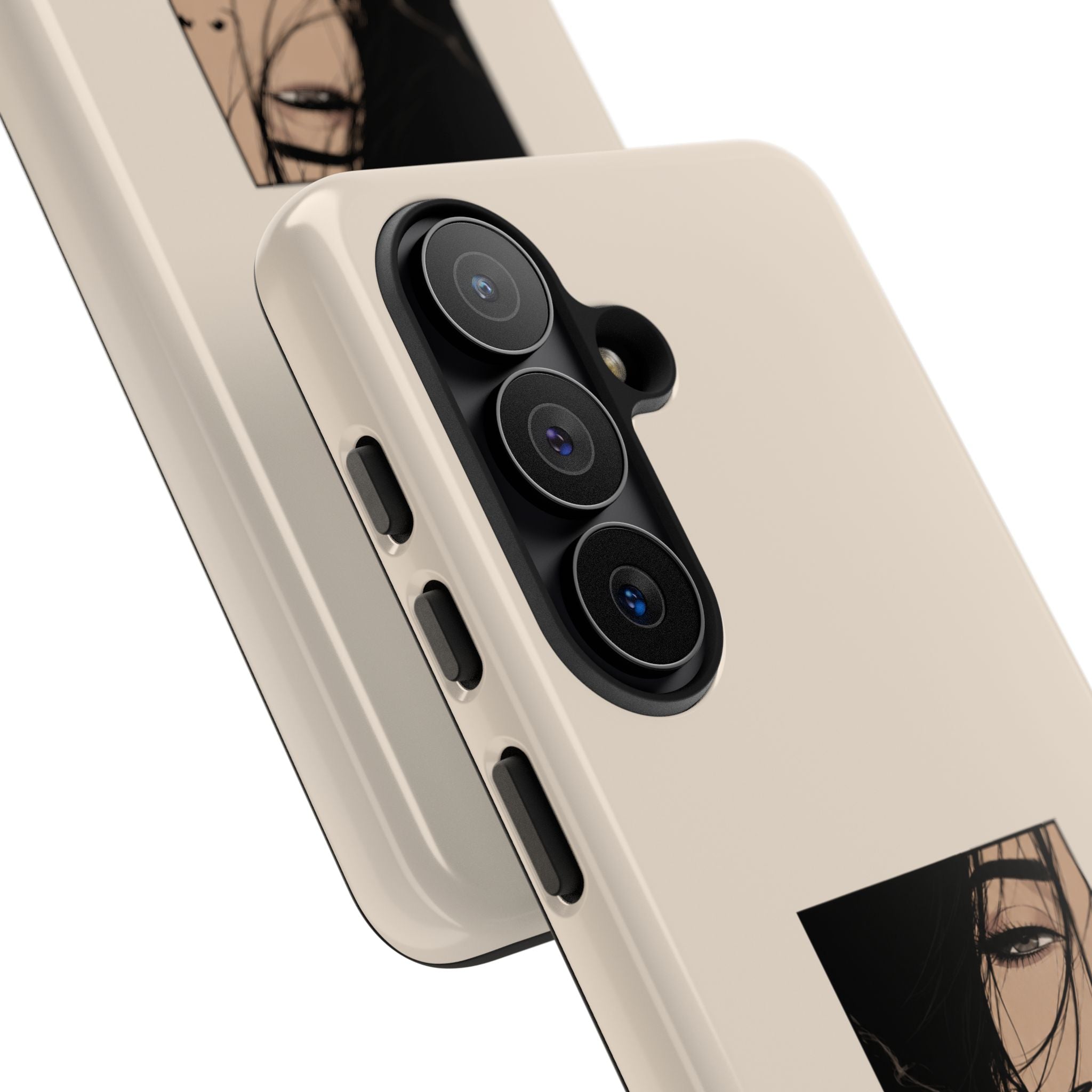 Minimalist Femme Portrait Protective Phone Case