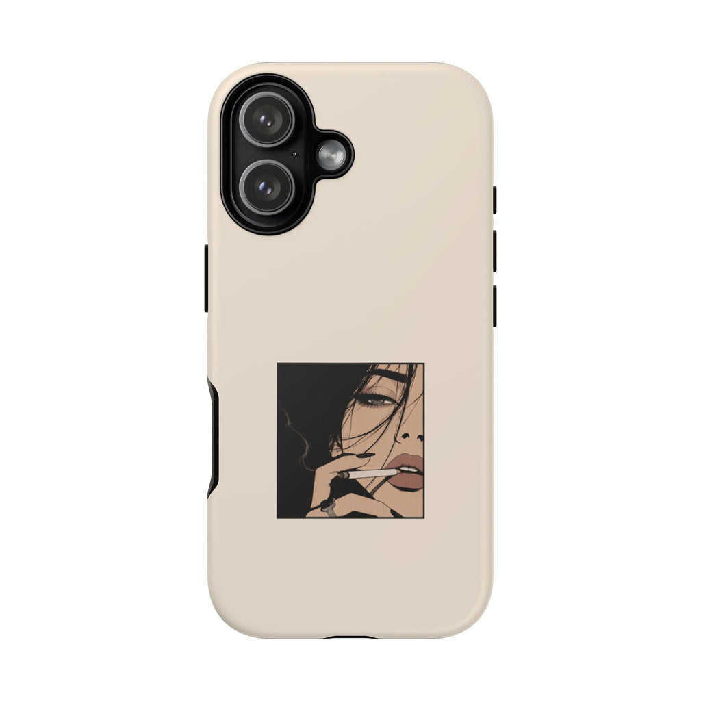 Minimalist Femme Portrait Protective Phone Case