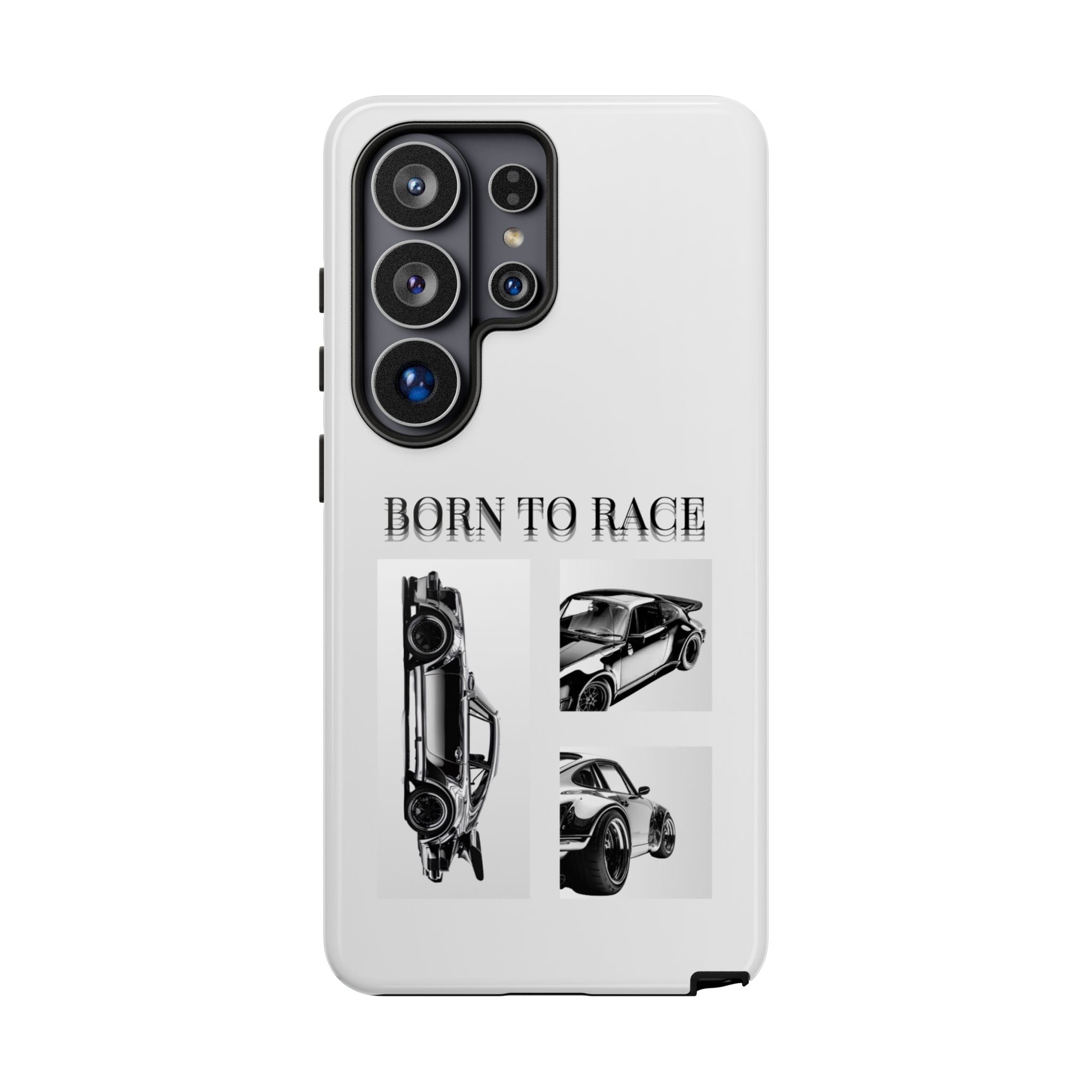 Phone Case - "Born to Race" Vintage Car Racing Graphic