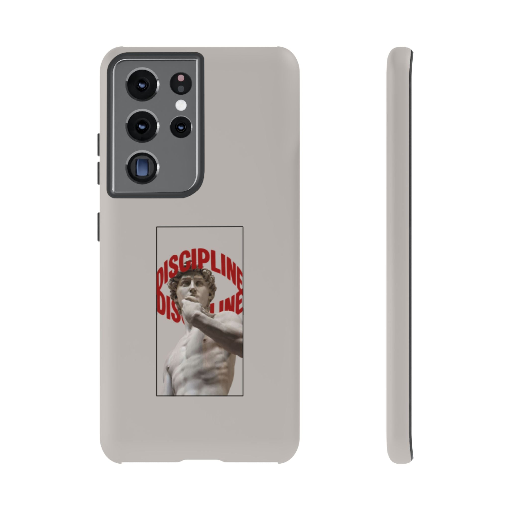 Phone Case — 'Discipline' Statue Graphic Protective Cover