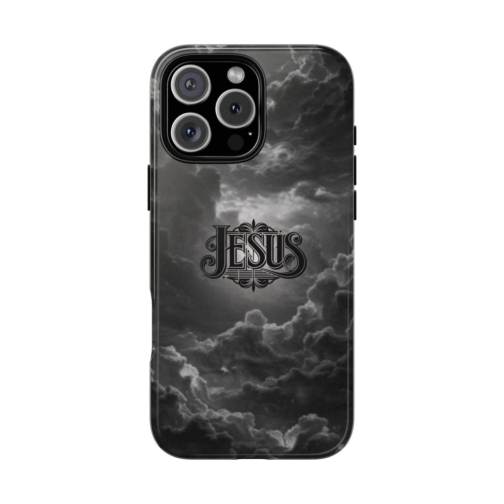 Jesus Cloud Phone Case – Christian Faith Protective iPhone Case