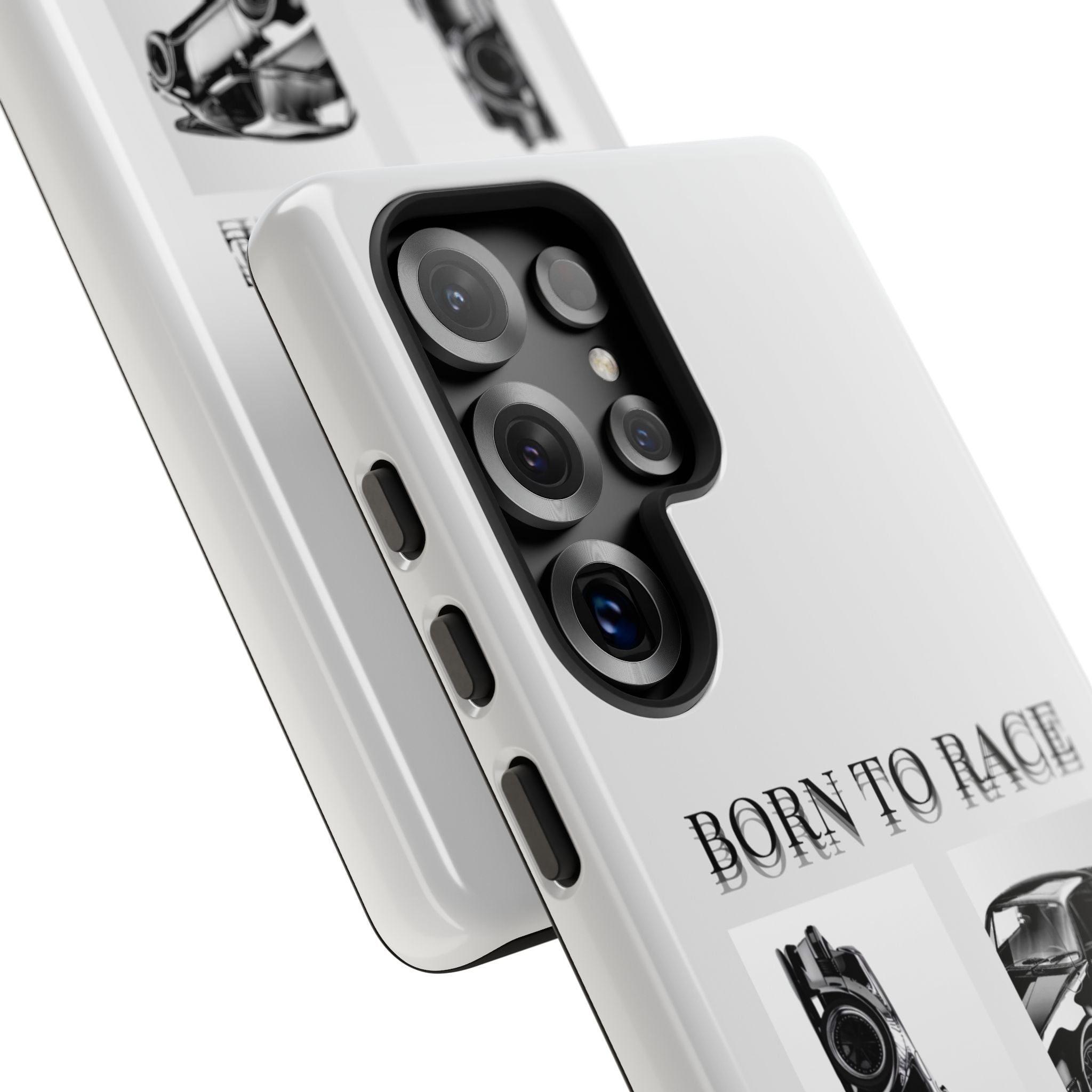 Phone Case - "Born to Race" Vintage Car Racing Graphic
