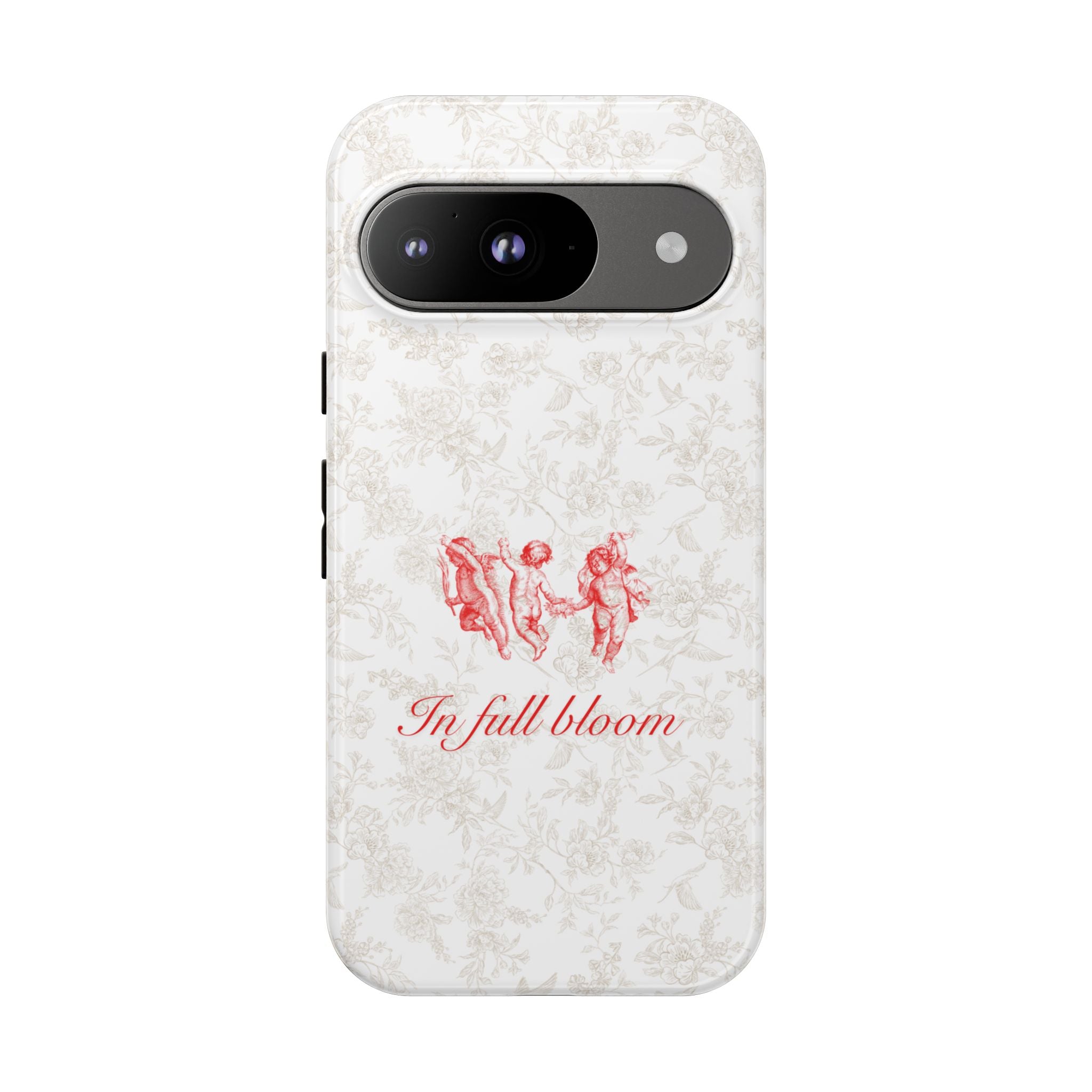 Vintage Floral Phone Case — "In Full Bloom" Tough Case
