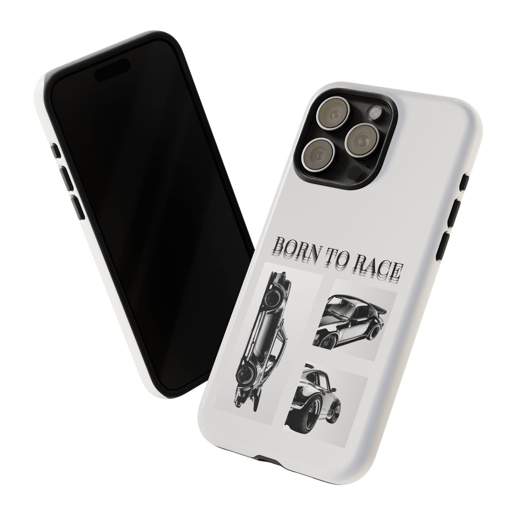 Phone Case - "Born to Race" Vintage Car Racing Graphic