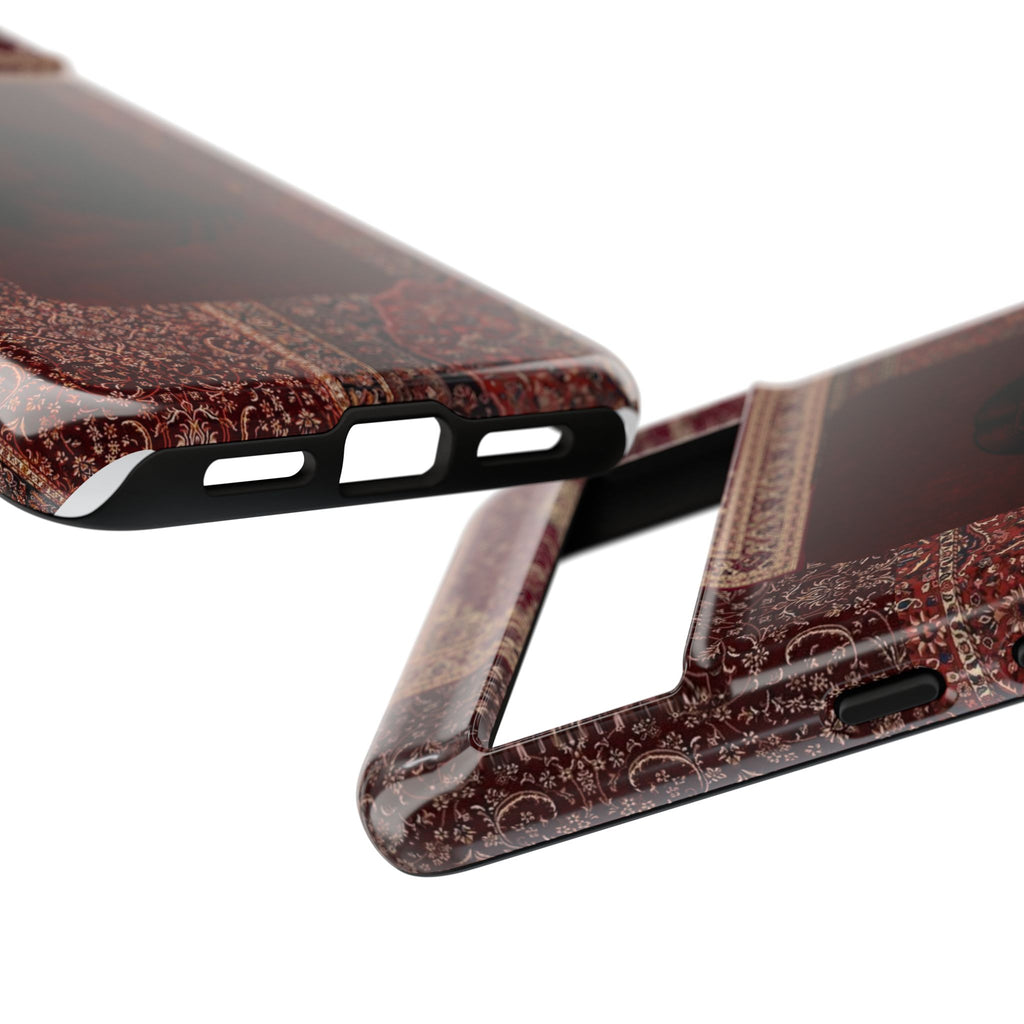 Religious Vintage Rug Phone Case — Jesus Portrait Tough Case