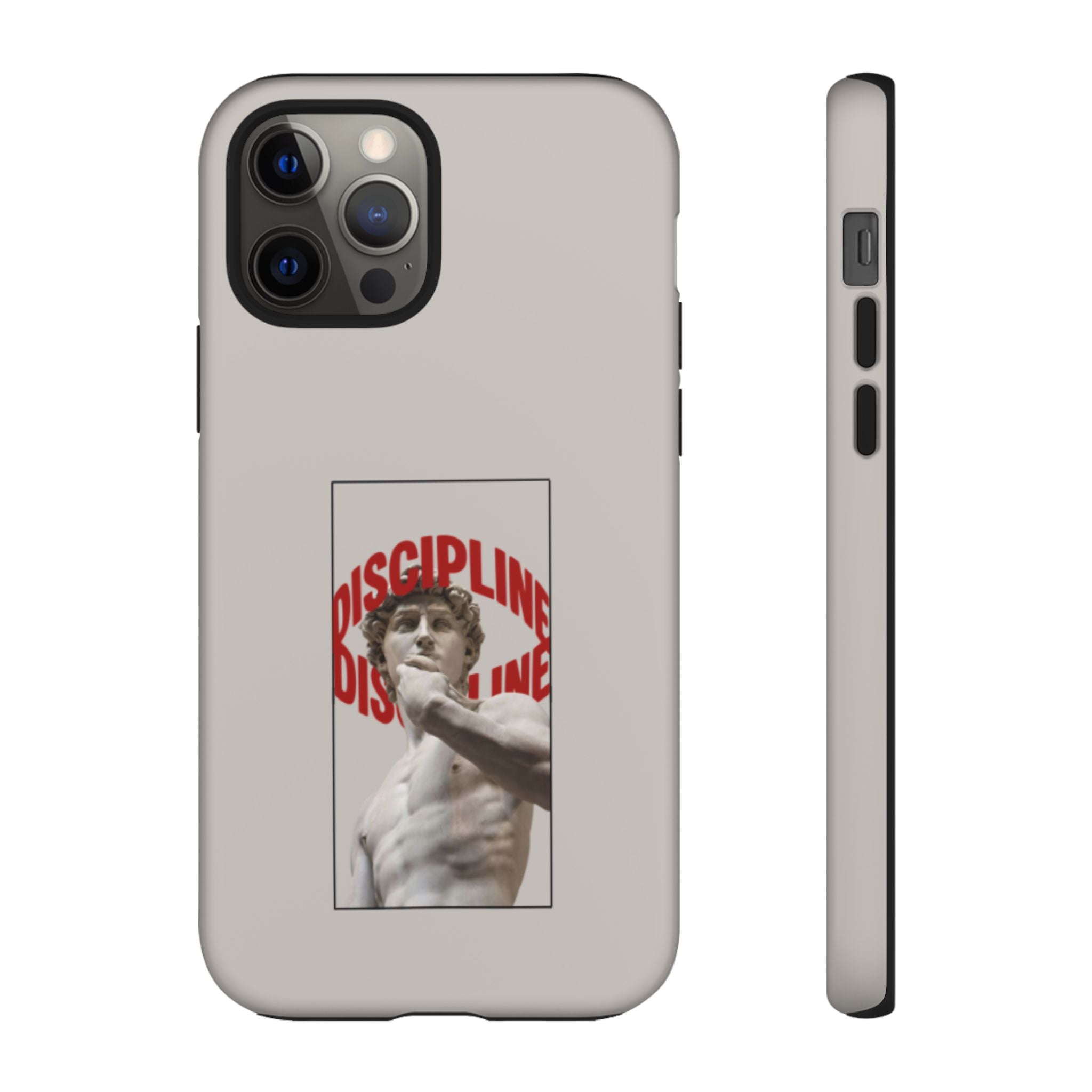 Phone Case — 'Discipline' Statue Graphic Protective Cover