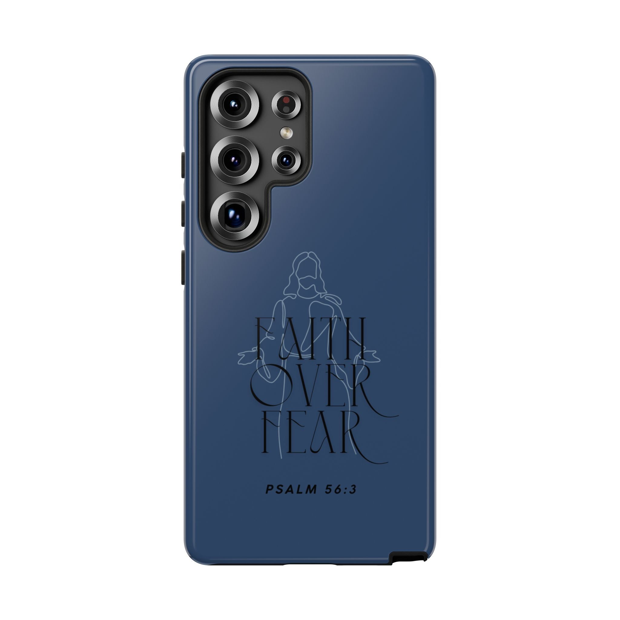 Faith Over Fear — Psalm 56:3 Christian Tough Phone Case