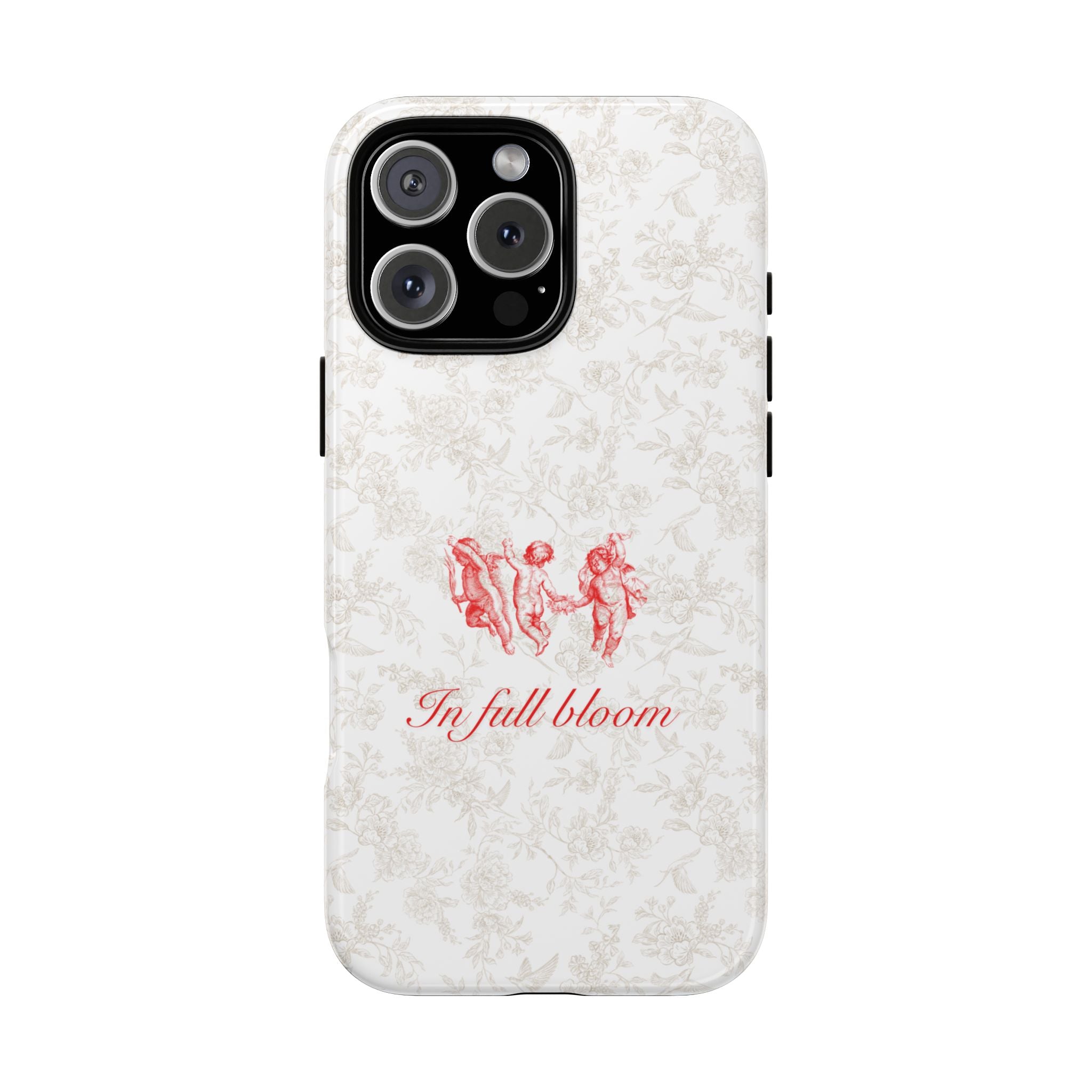 Vintage Floral Phone Case — "In Full Bloom" Tough Case