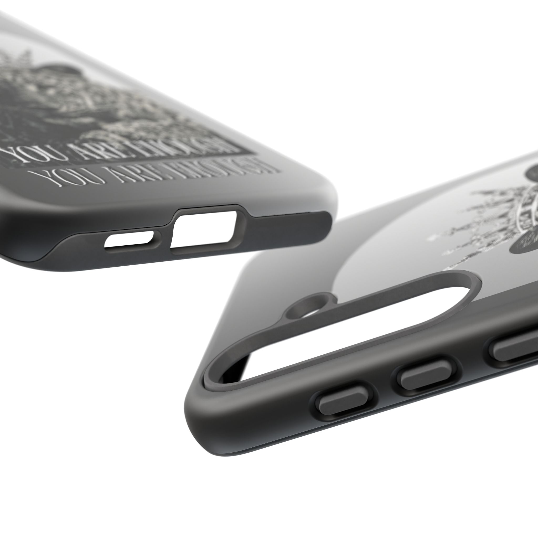 Leopard Crown Phone Case — "You Are Enough" Inspirational Protective Cover