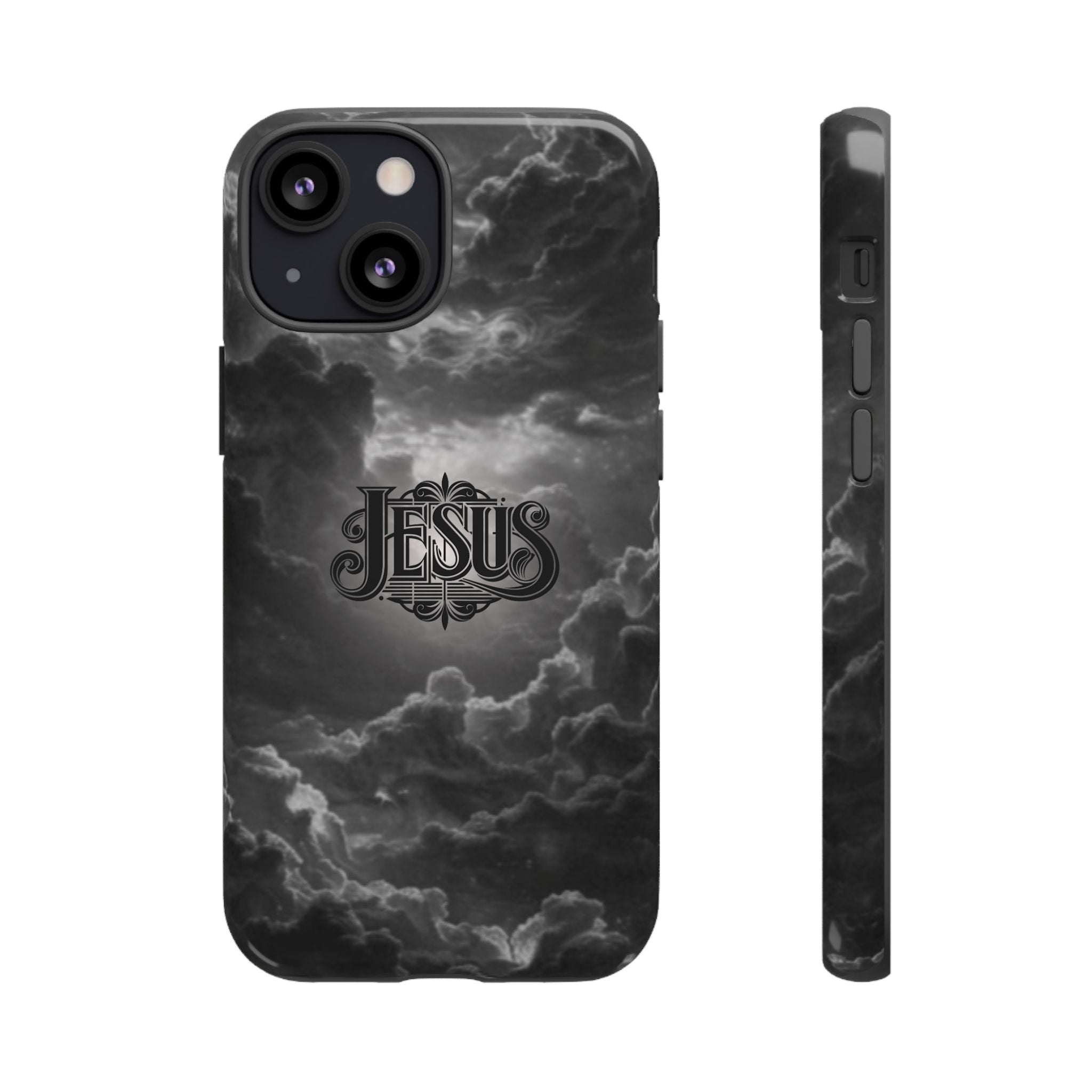 Jesus Cloud Phone Case – Christian Faith Protective iPhone Case