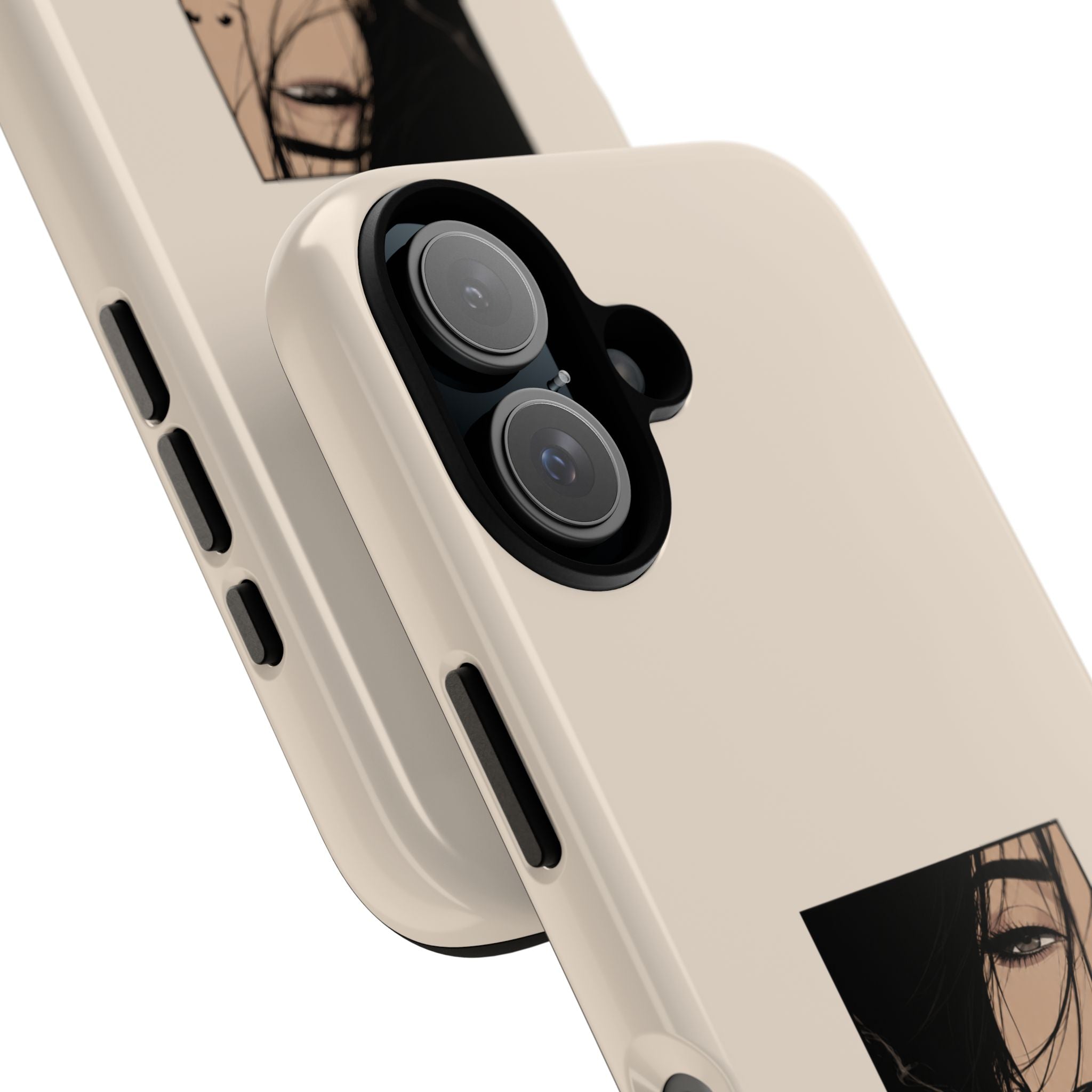 Minimalist Femme Portrait Protective Phone Case
