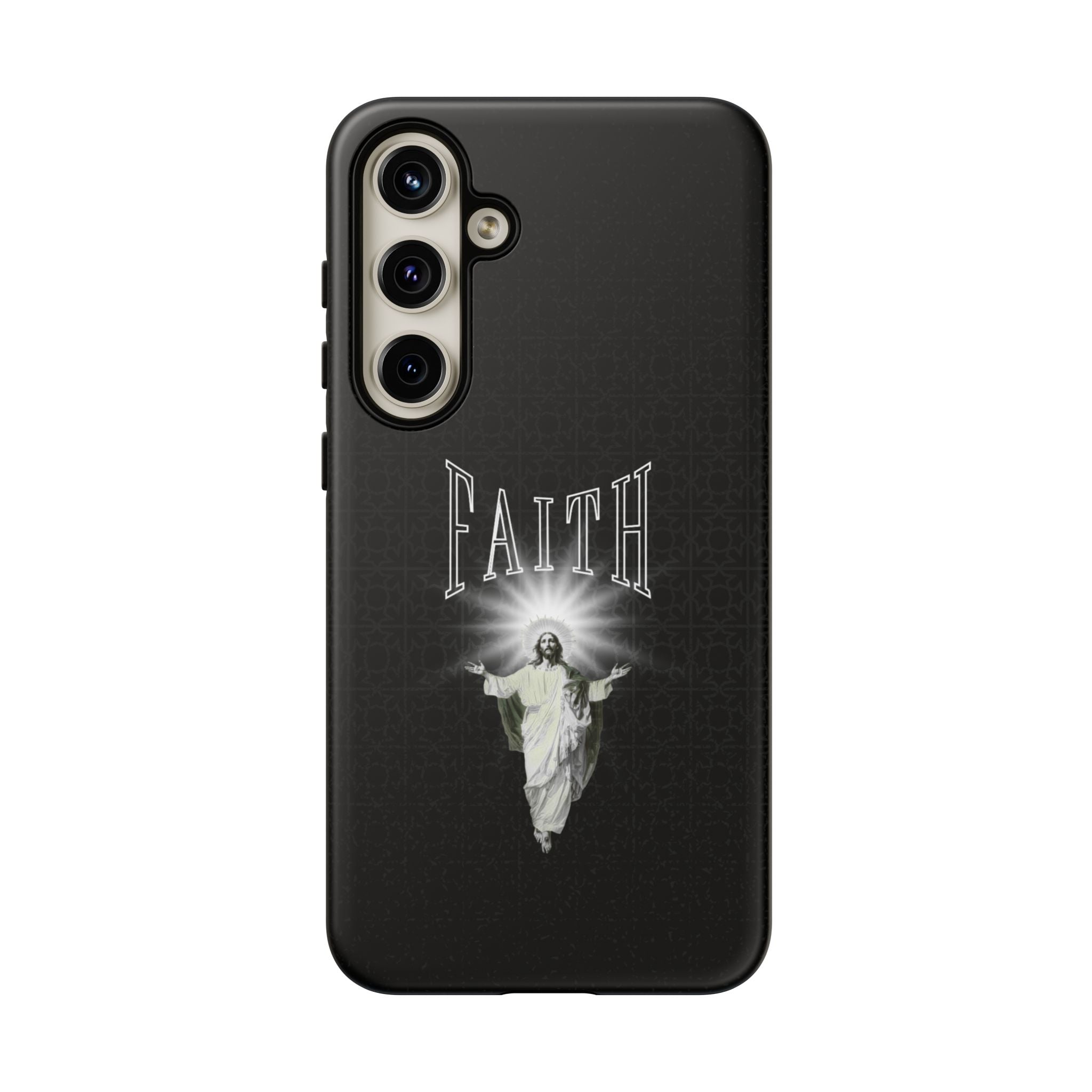 Faith Phone Case — Religious Jesus Graphic Tough Phone Cover