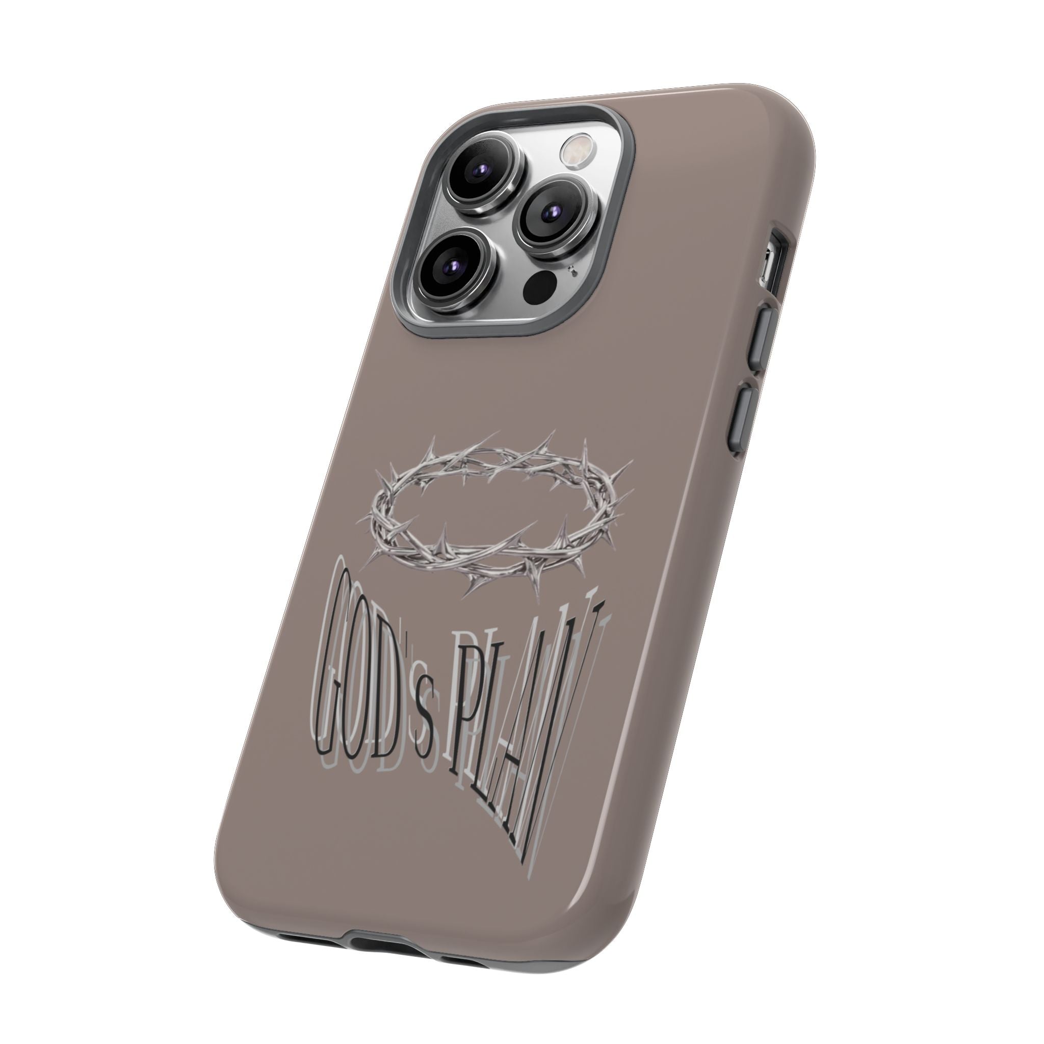 Phone Case — "God's Plan" Crown of Thorns Protective Cover