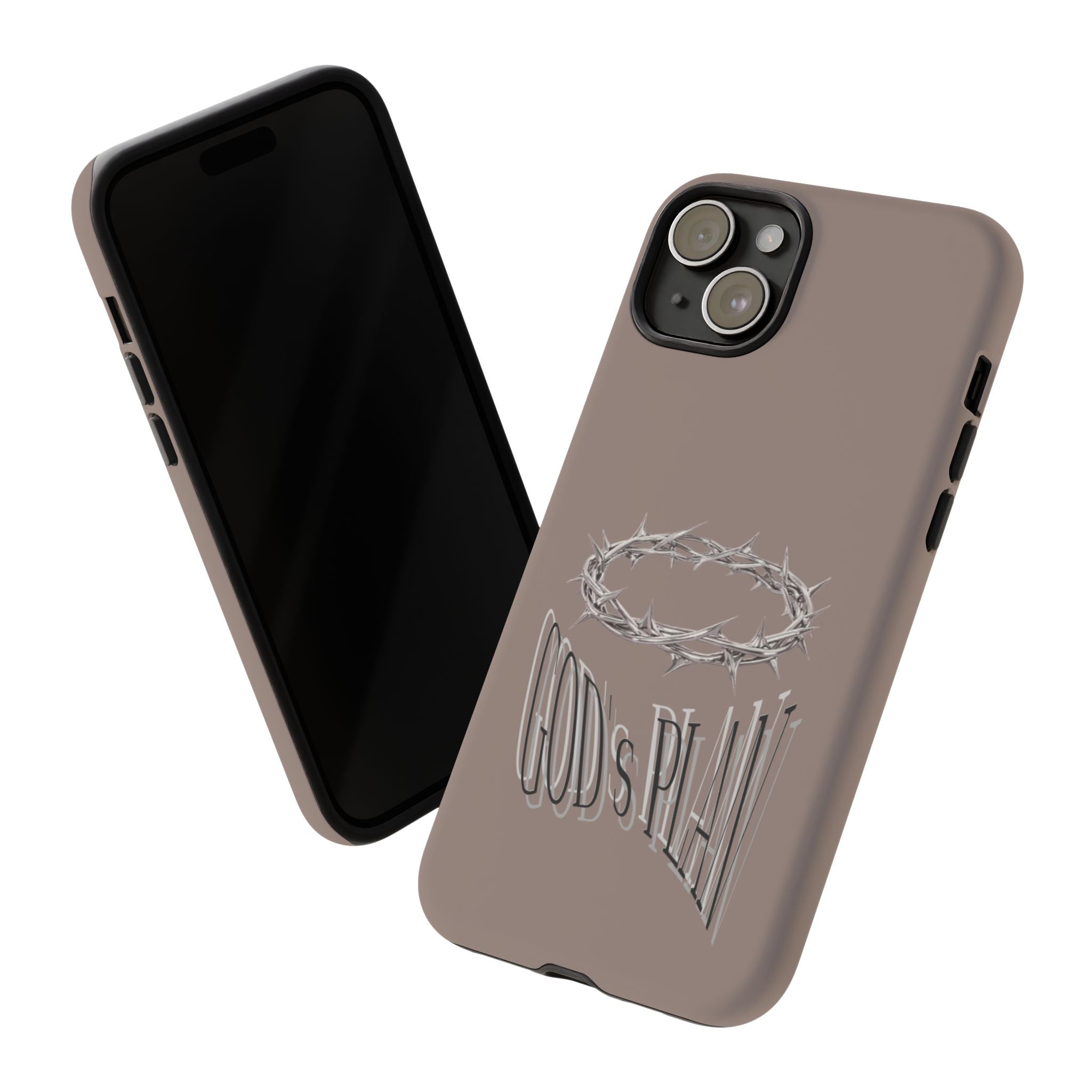 Phone Case — "God's Plan" Crown of Thorns Protective Cover