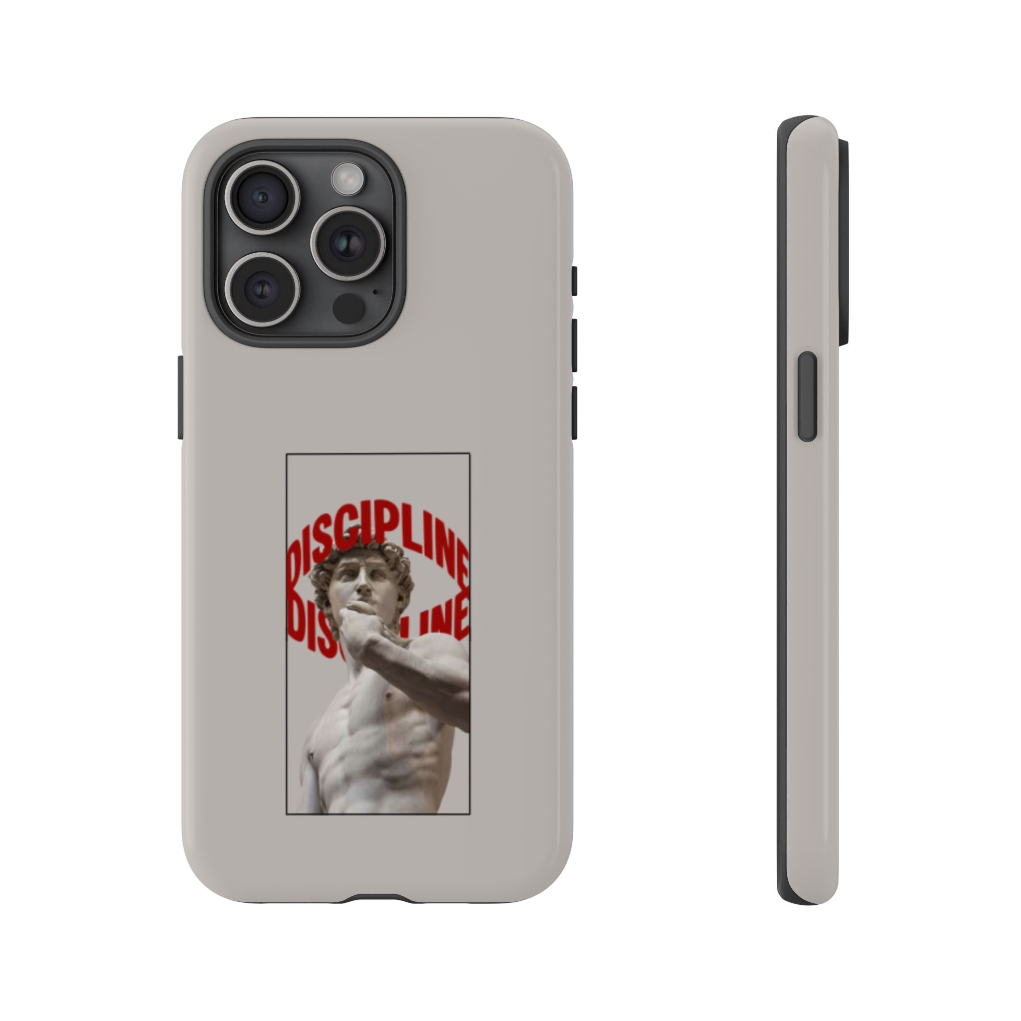 Phone Case — 'Discipline' Statue Graphic Protective Cover