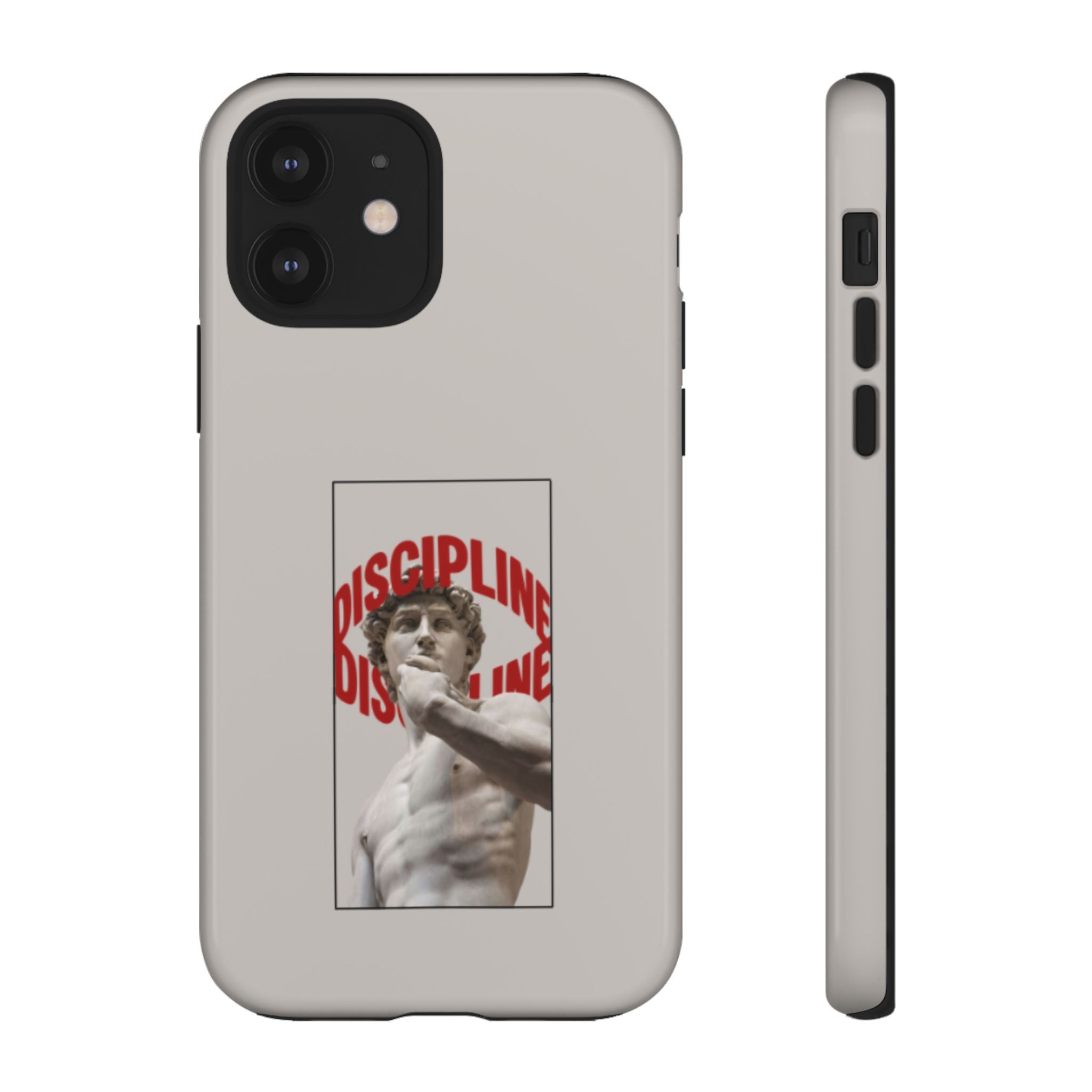 Phone Case — 'Discipline' Statue Graphic Protective Cover