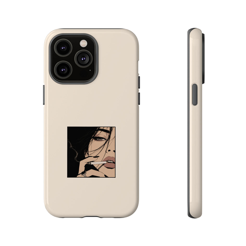 Minimalist Femme Portrait Protective Phone Case