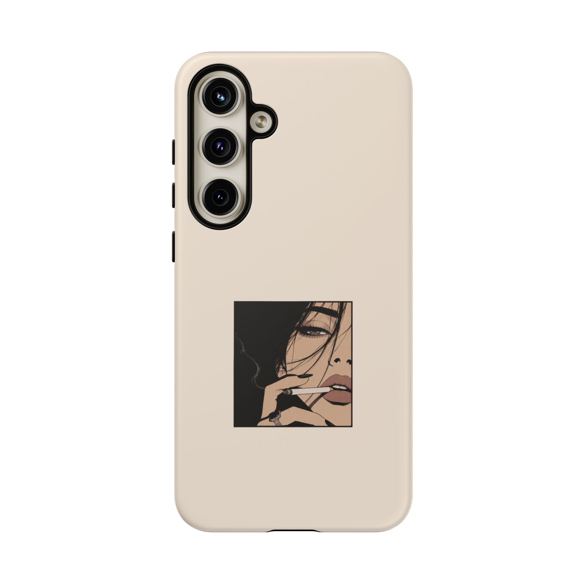 Minimalist Femme Portrait Protective Phone Case