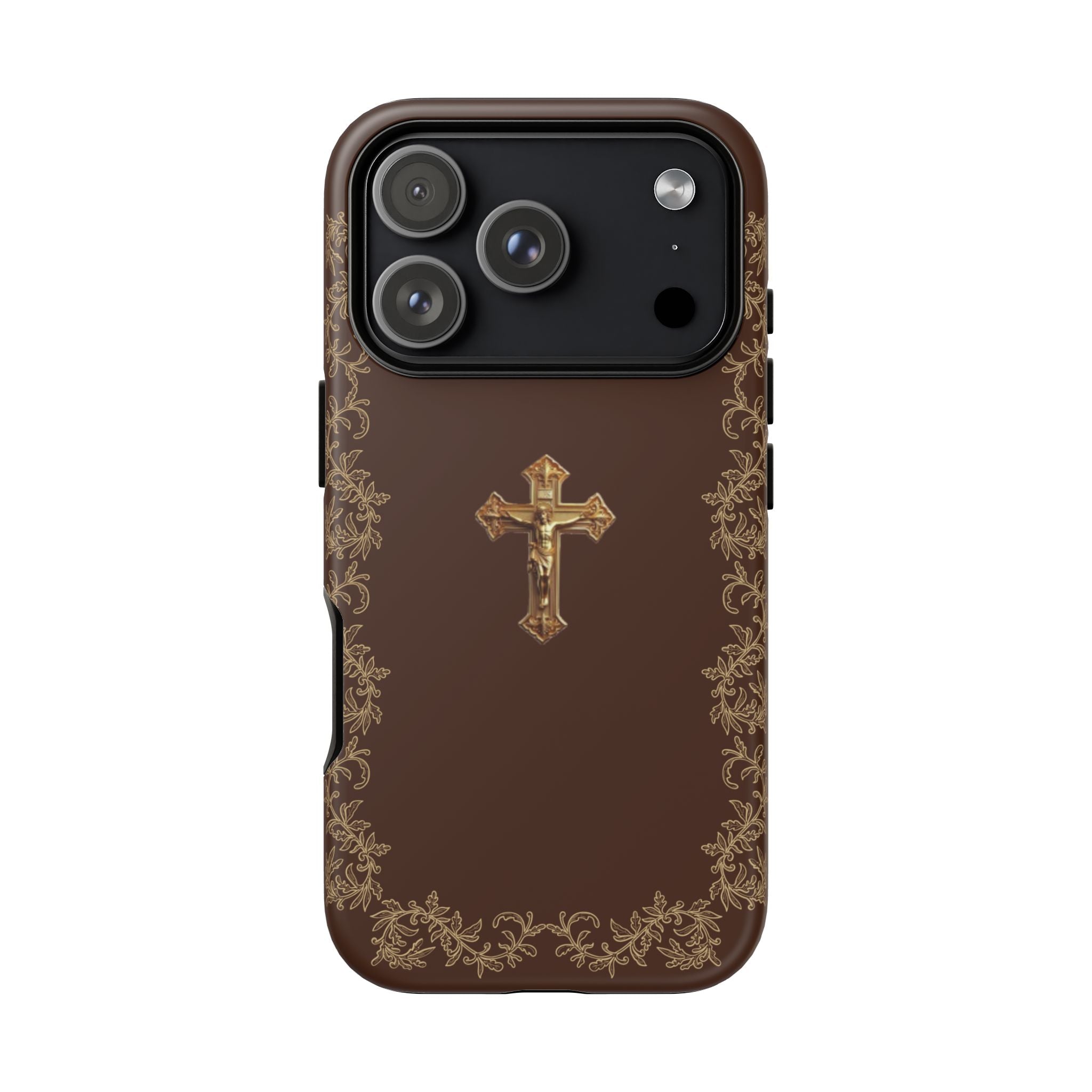 Gold Cross Bible – Christian Tough Phone Case