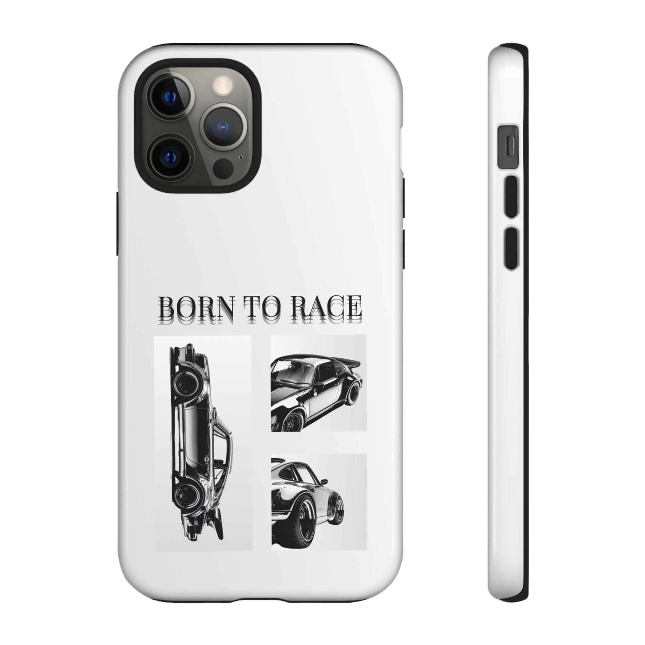 Phone Case - "Born to Race" Vintage Car Racing Graphic