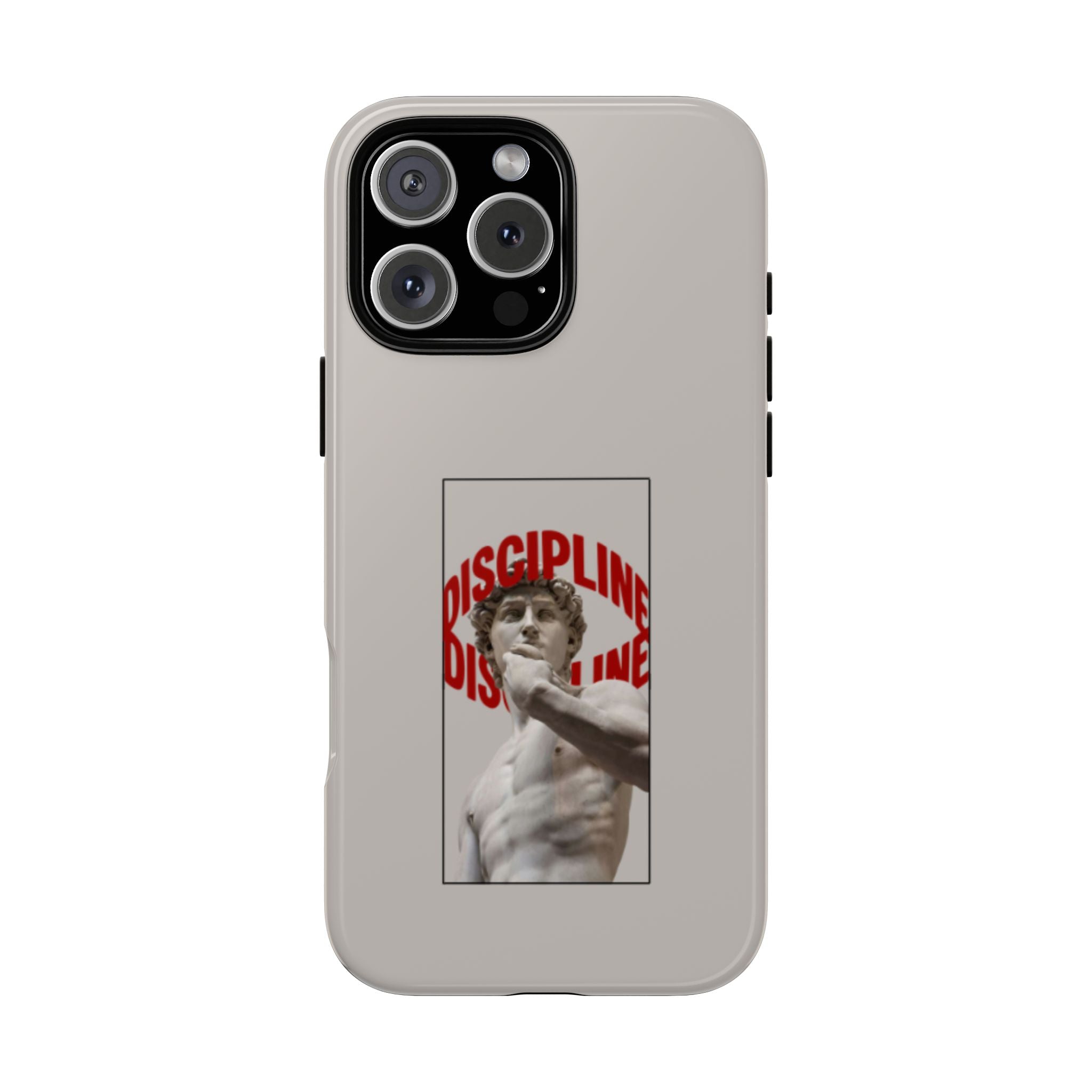 Phone Case — 'Discipline' Statue Graphic Protective Cover