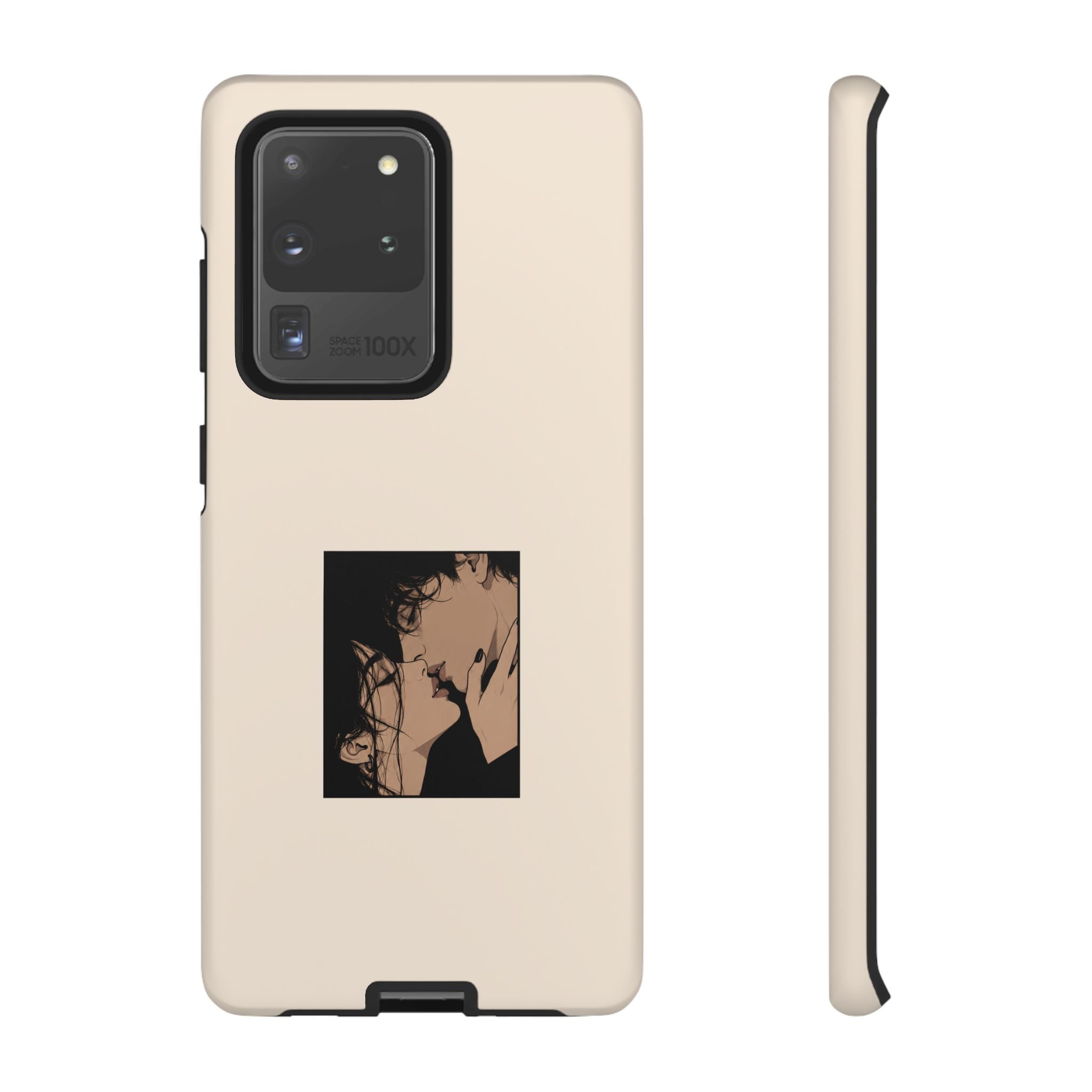 Minimal Anime Kiss Illustration
