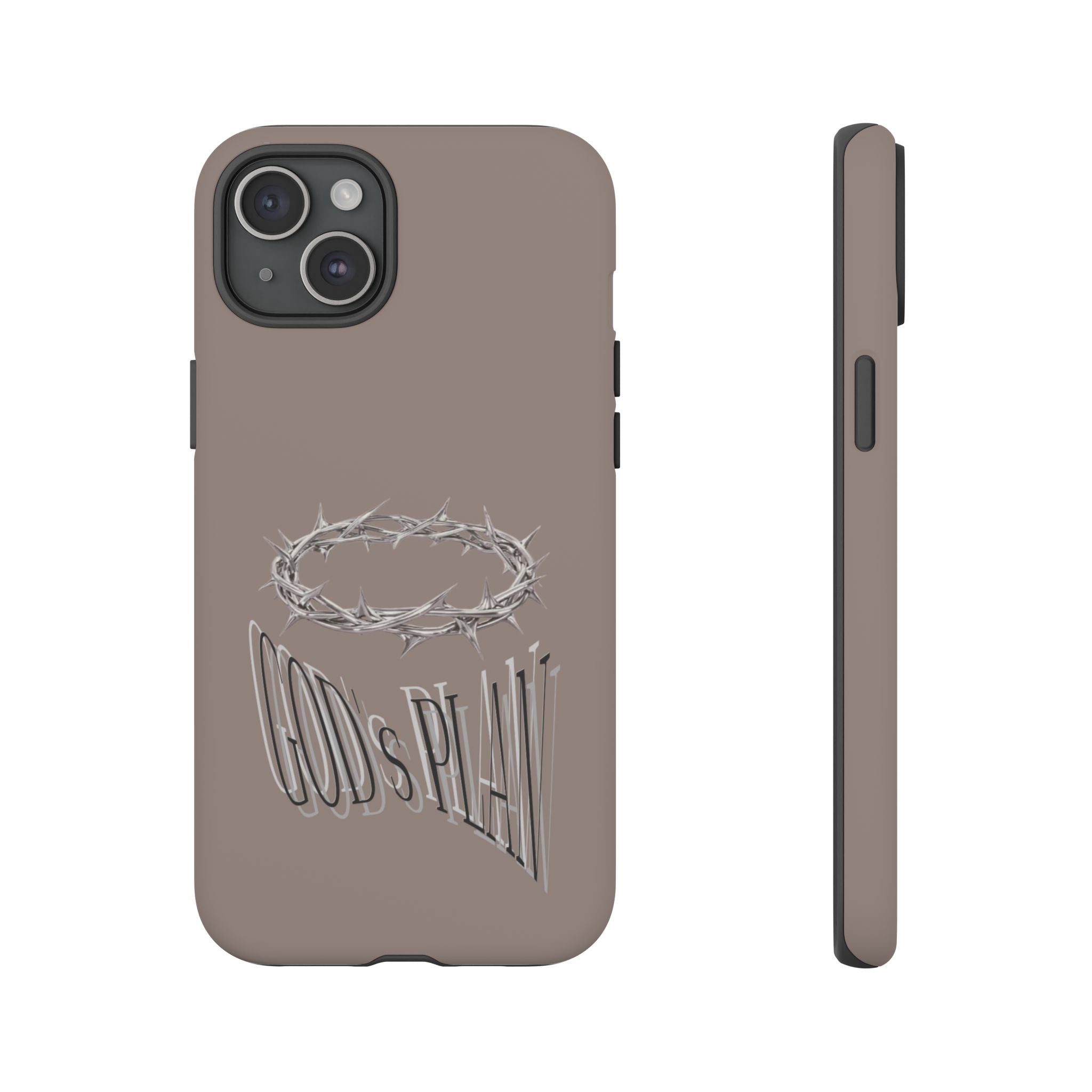 Phone Case — "God's Plan" Crown of Thorns Protective Cover
