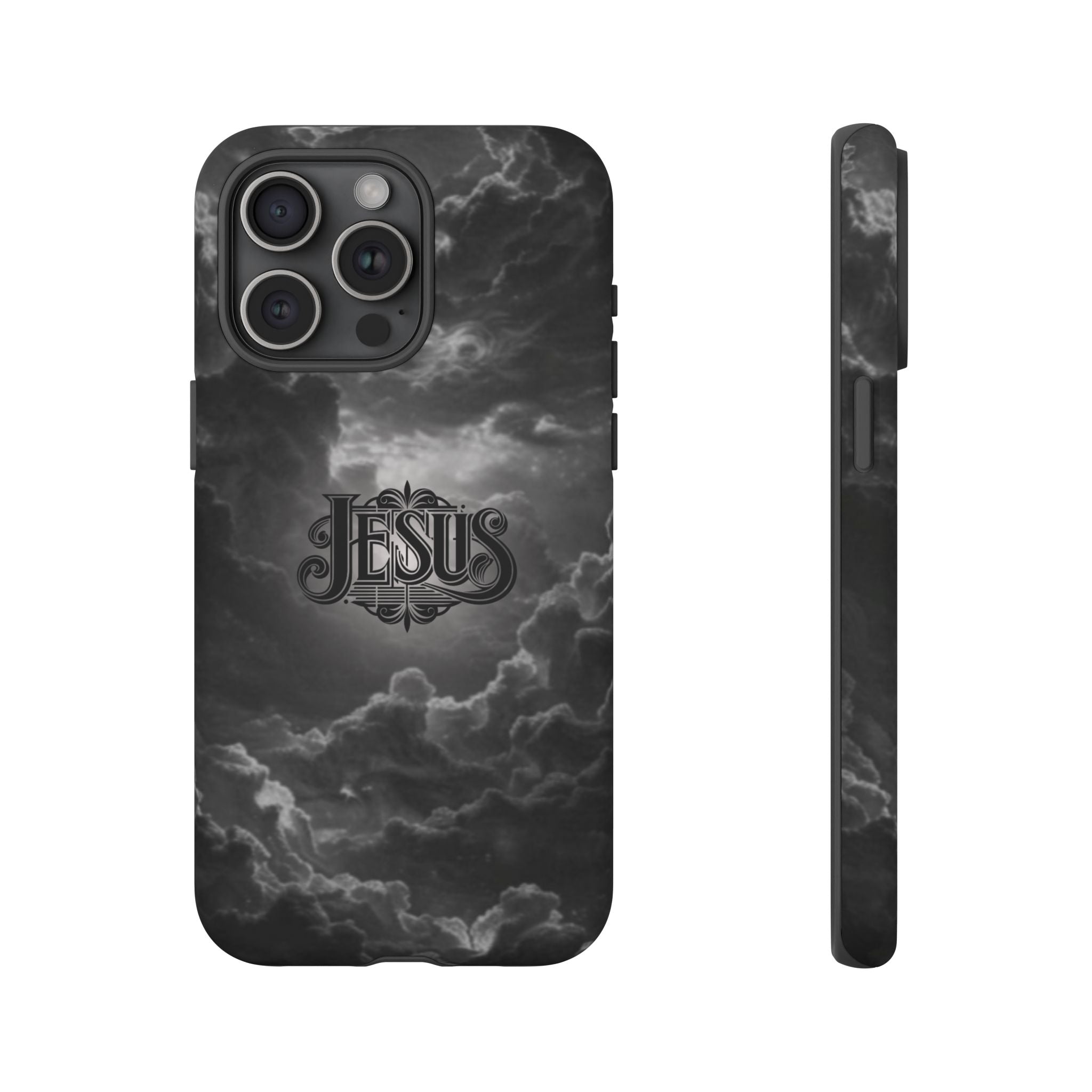 Jesus Cloud Phone Case – Christian Faith Protective iPhone Case