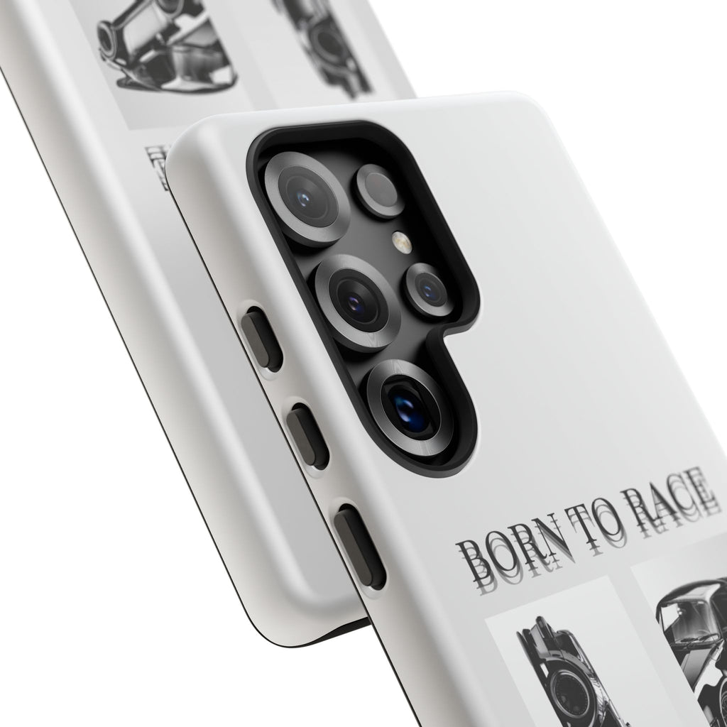 Phone Case - "Born to Race" Vintage Car Racing Graphic