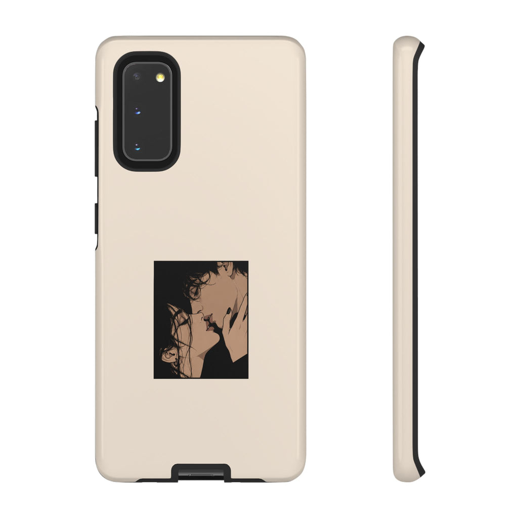 Minimal Anime Kiss Illustration